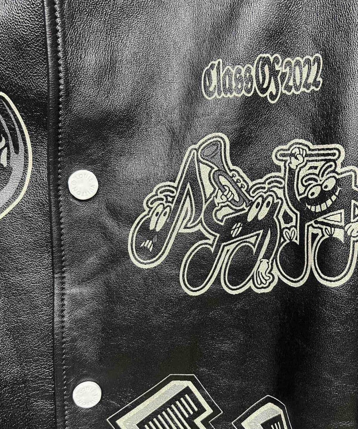 Louis Vuitton Louis Vuitton 52 Musical Varsity Baseball Leather Jacket Size US L / EU 52-54 / 3 - 3 Thumbnail