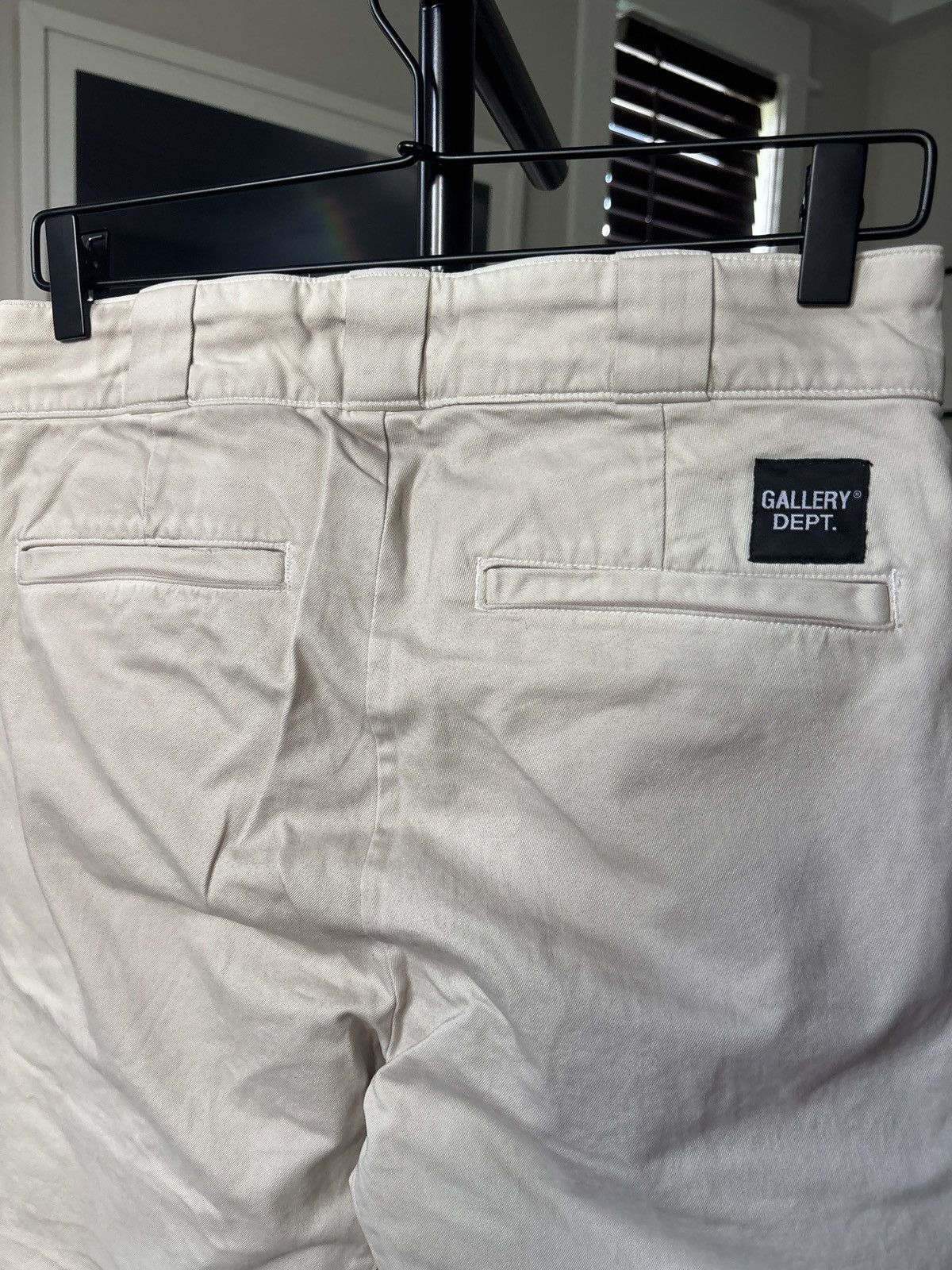 Gallery Dept. GALLERY DEPT | DISTRESSED CHINO LOGO FLARE JEANS Size US 29 - 7 Thumbnail
