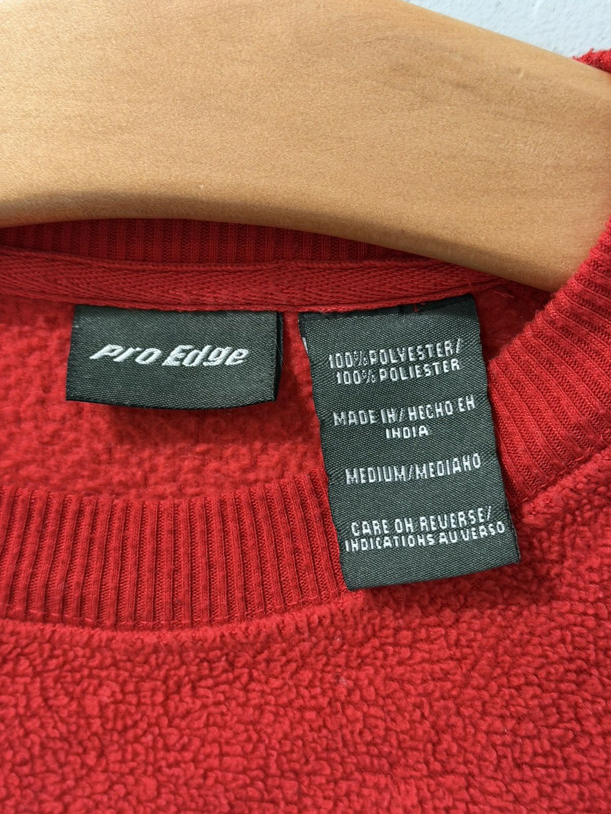 Pro Edge Vintage Pro Edge Detroit Red Wings Fleece Pullover Medium Size US M / EU 48-50 / 2 - 3 Thumbnail