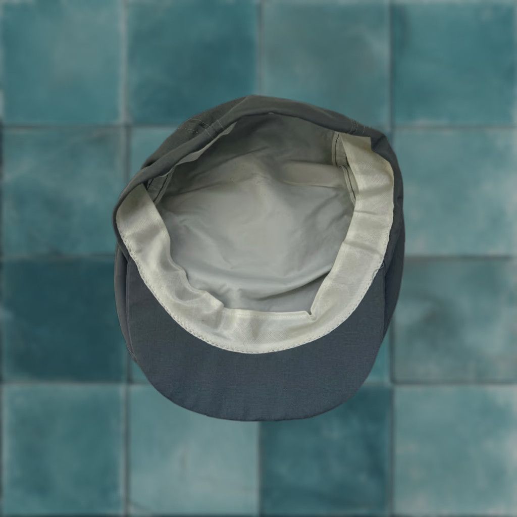 Vintage VINTAGE flat cap hat Men XL Gray 90s deadstock NWOT made in USA Cabbie drivers snap on bill Mens Size ONE SIZE - 1 Thumbnail
