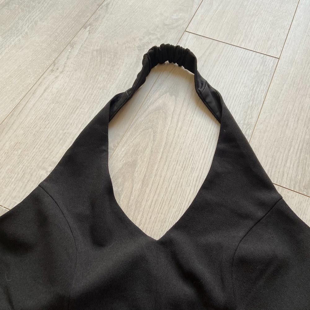 Designer Francesca's Black Summer Dress with Cutout at Waist Size S / US 4 / IT 40 - 3 Thumbnail