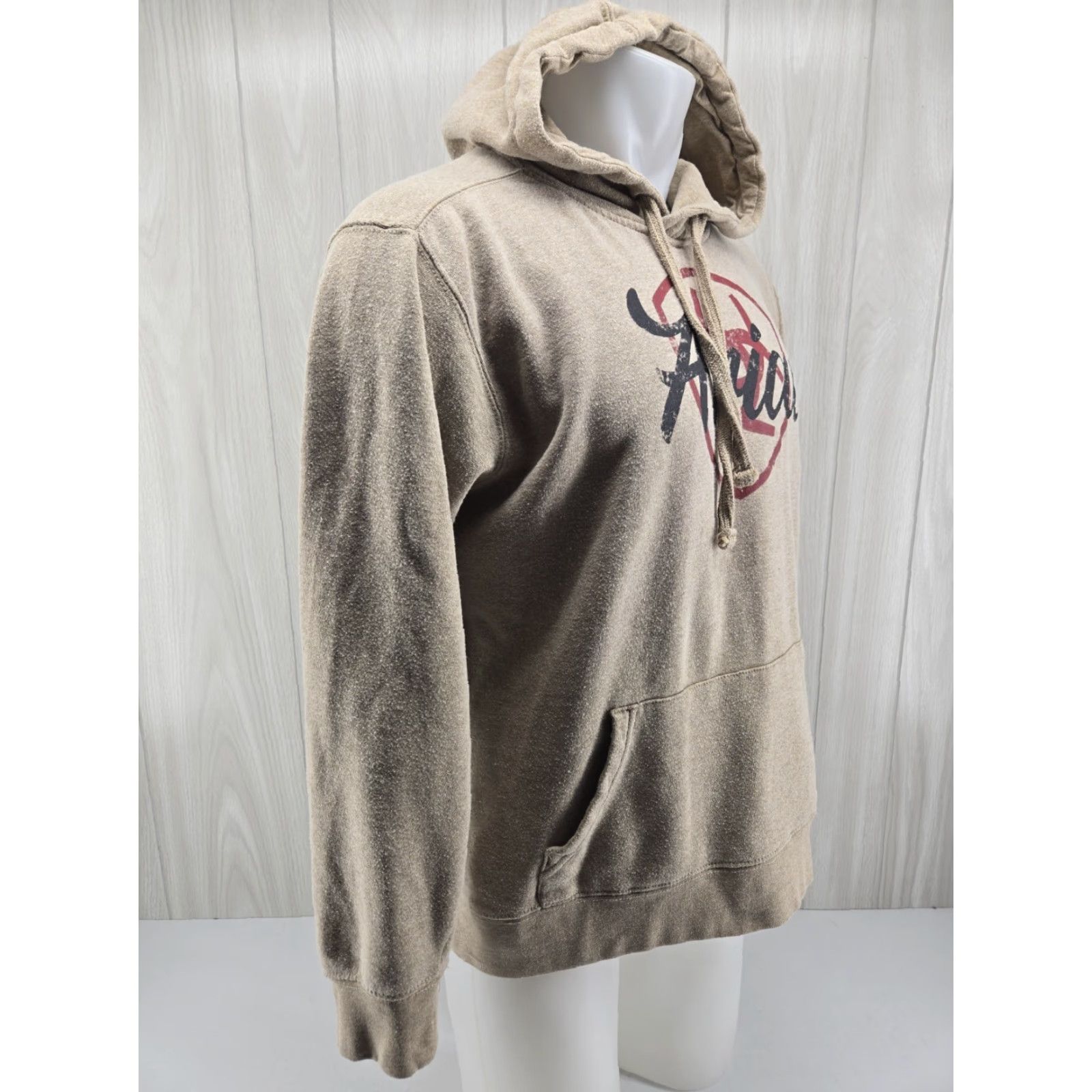Ariat Ariat Hoodie Women Large Fleece Logo Drawstring Relaxed Long Sleeve Pullover Kangaroo Pocket Tan Regular Size Size L / US 10 / IT 46 - 7 Thumbnail