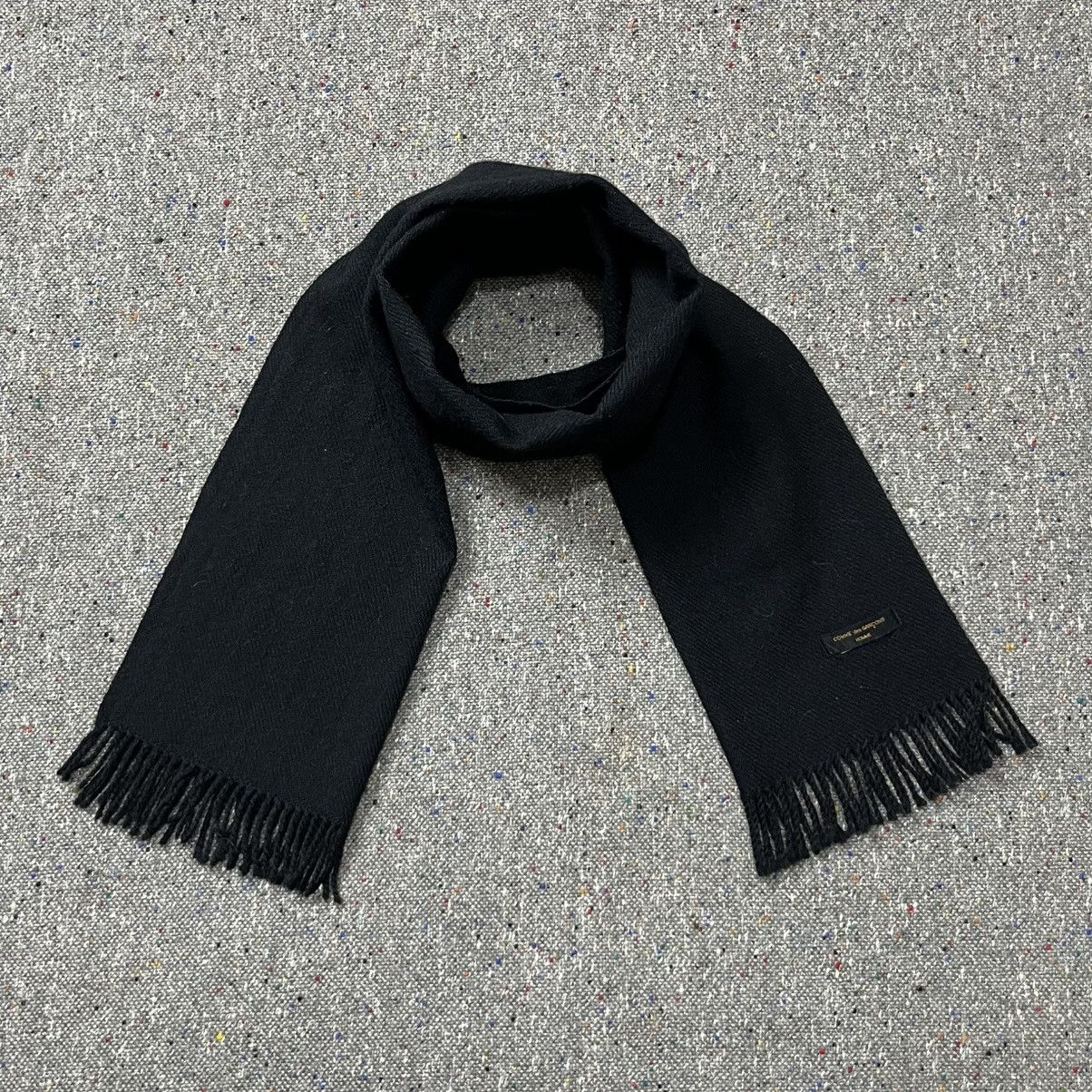 Comme des Garcons Homme Vintage Comme des Garçons Homme black wool scarf Size ONE SIZE - 10 Thumbnail