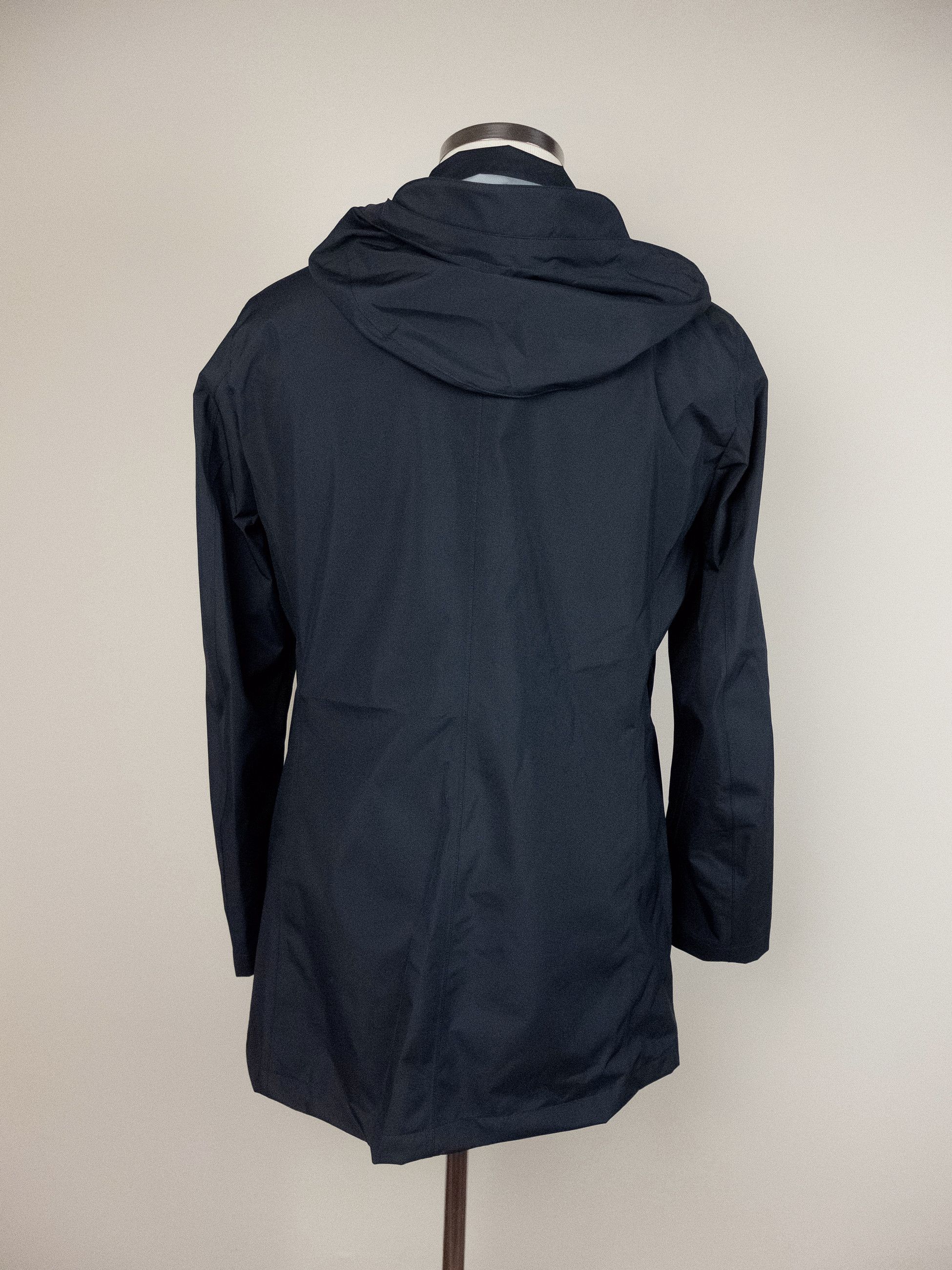 Montecore MONTECORE Italy dark blue hooded nylon coat jacket Large Size US L / EU 52-54 / 3 - 4 Thumbnail