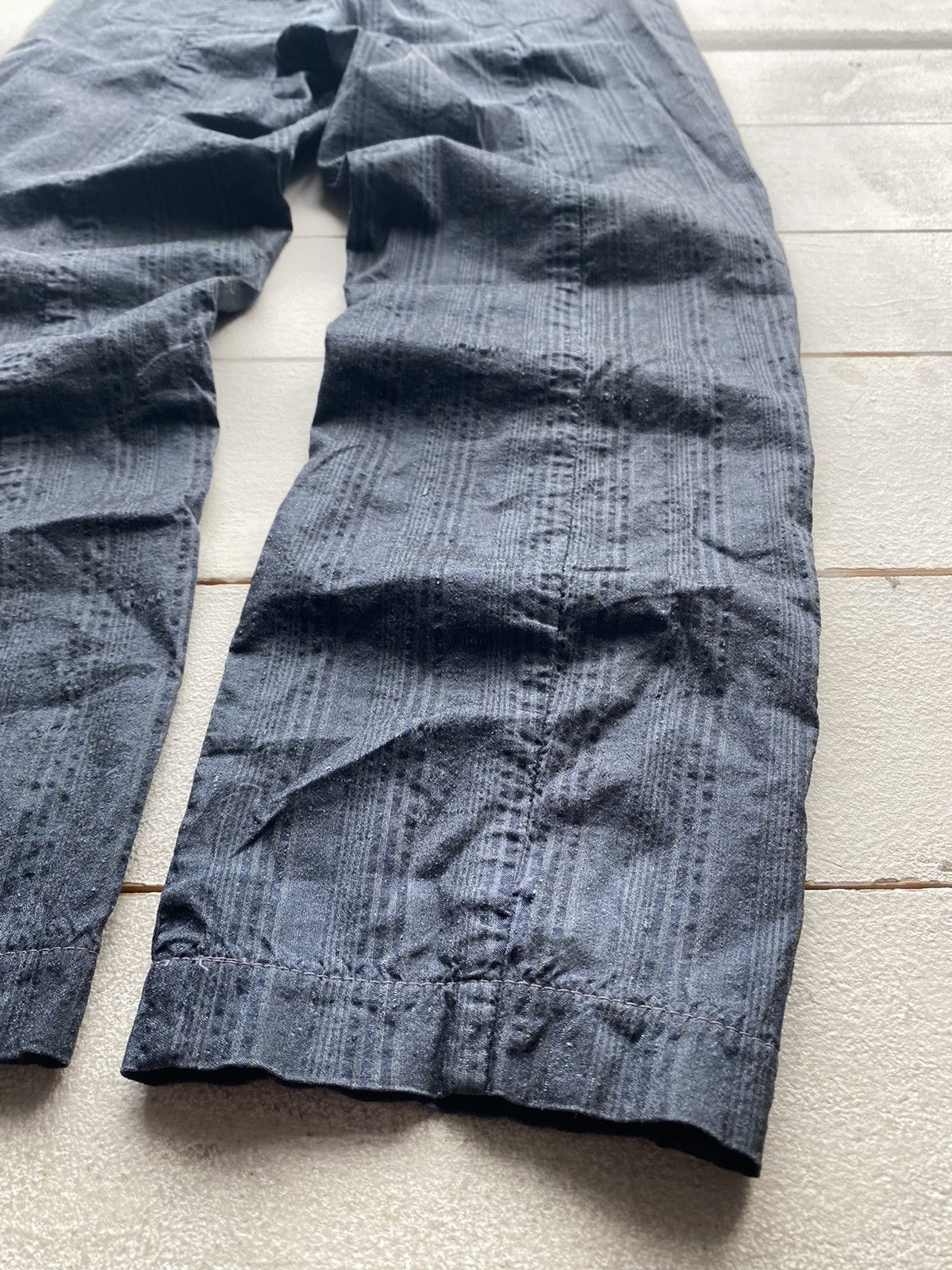 Annette Gortz × Vintage Gothic Annette Gortz Dark Blue Avant Garde Pants 29 rundholz Size 29" - 14 Thumbnail