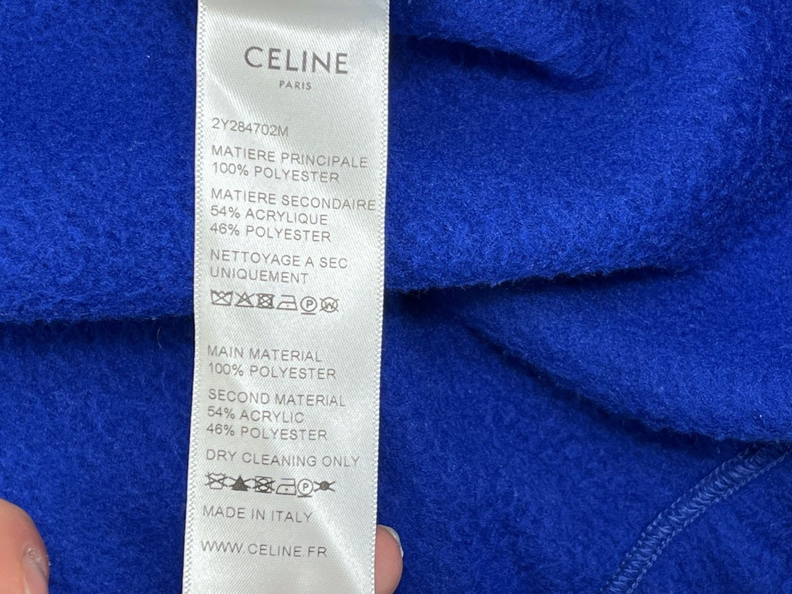 Celine × Hedi Slimane FLEECE LEOPARD JACKET Size US XL / EU 56 / 4 - 8 Thumbnail