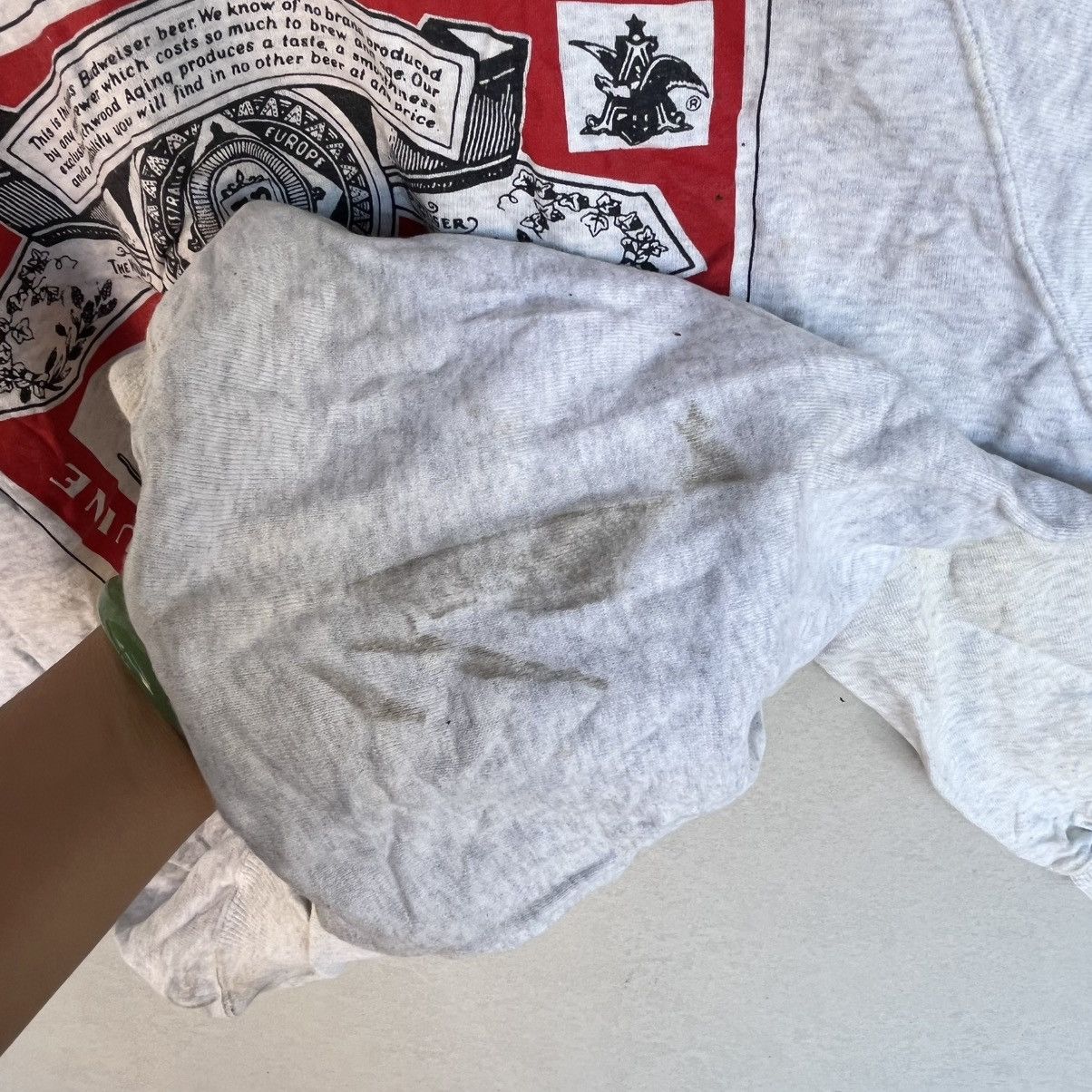 Other Vintage Budweiser Big Printed Crewneck Sweatshirt Size L Size US L / EU 52-54 / 3 - 5 Thumbnail