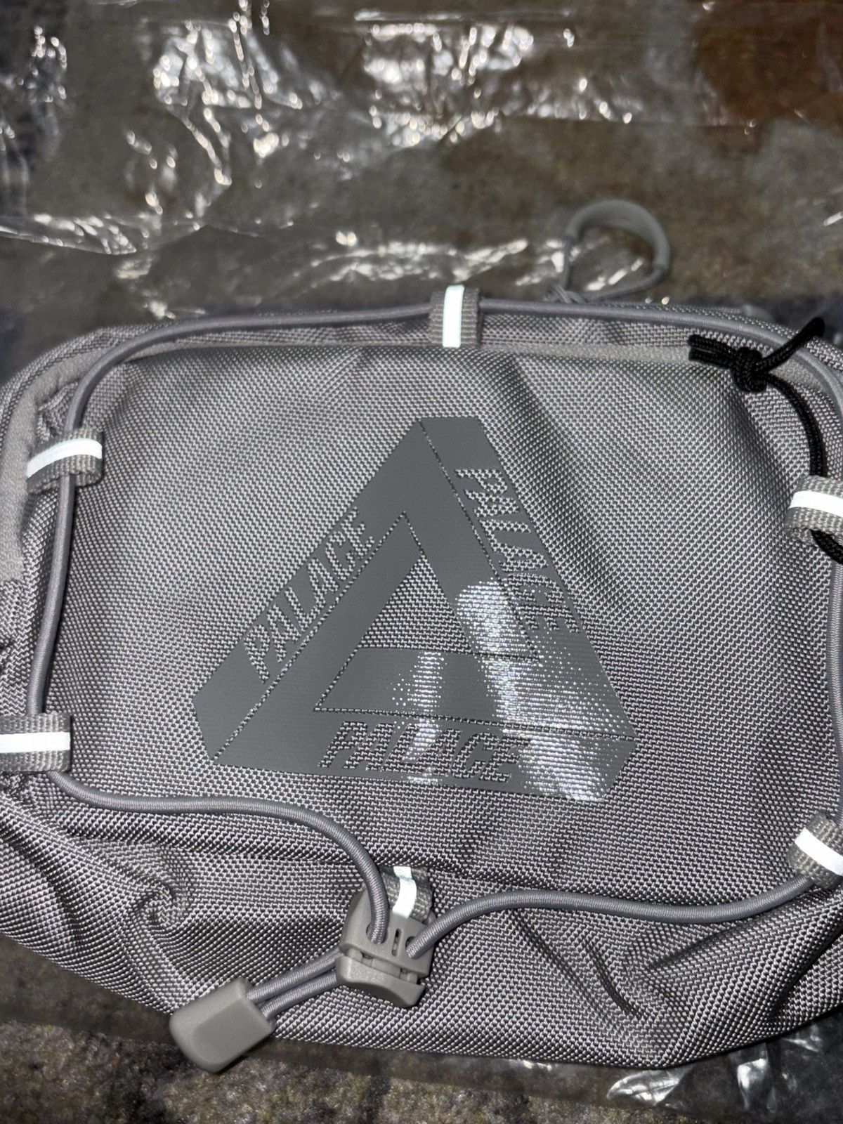 Palace Palace Cordura RE Crossbody Bag Ghost Gray Size ONE SIZE - 2 Thumbnail
