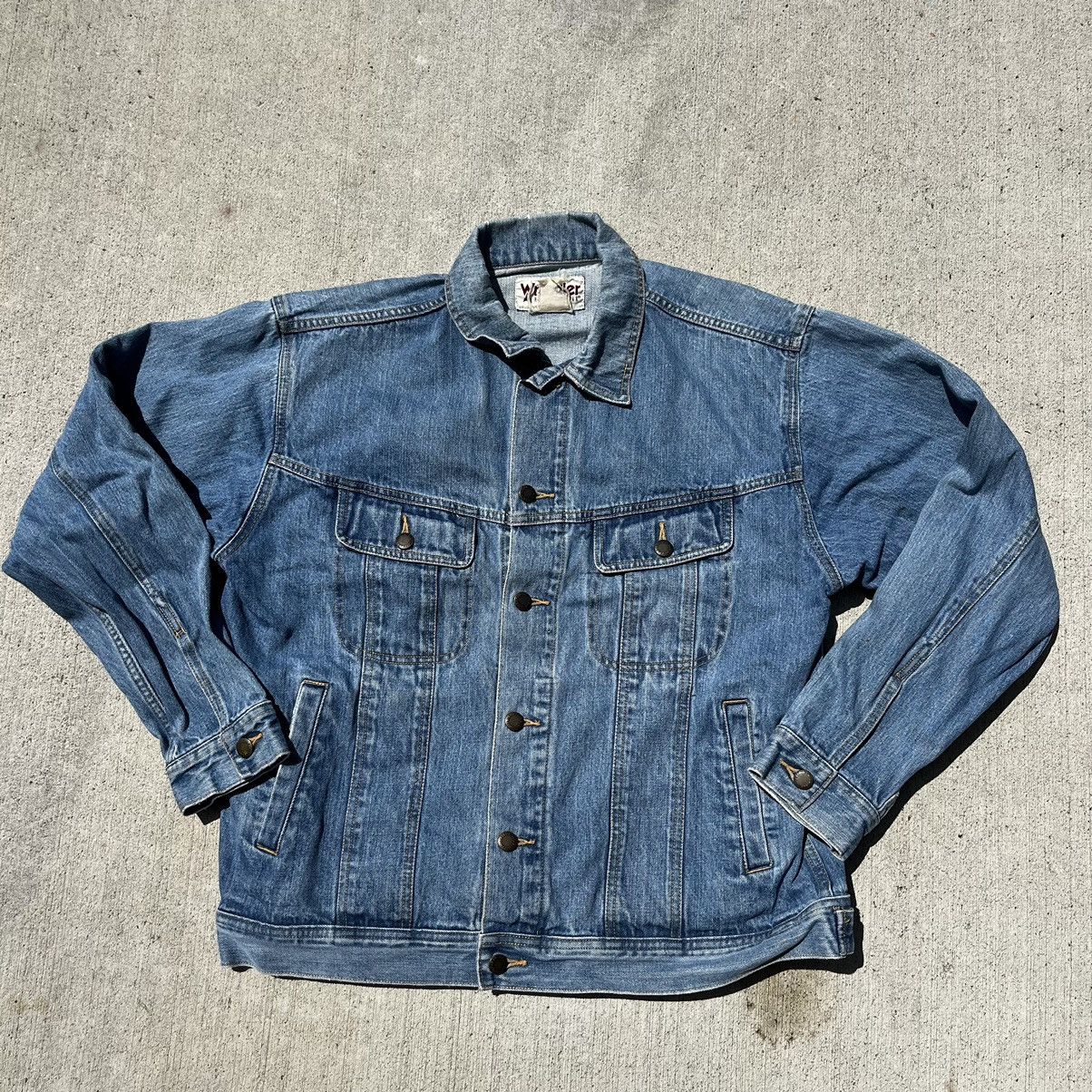 Vintage × Wrangler Vintage Wrangler Rugged Wear Denim Jacket Size US M / EU 48-50 / 2 - 1 Thumbnail