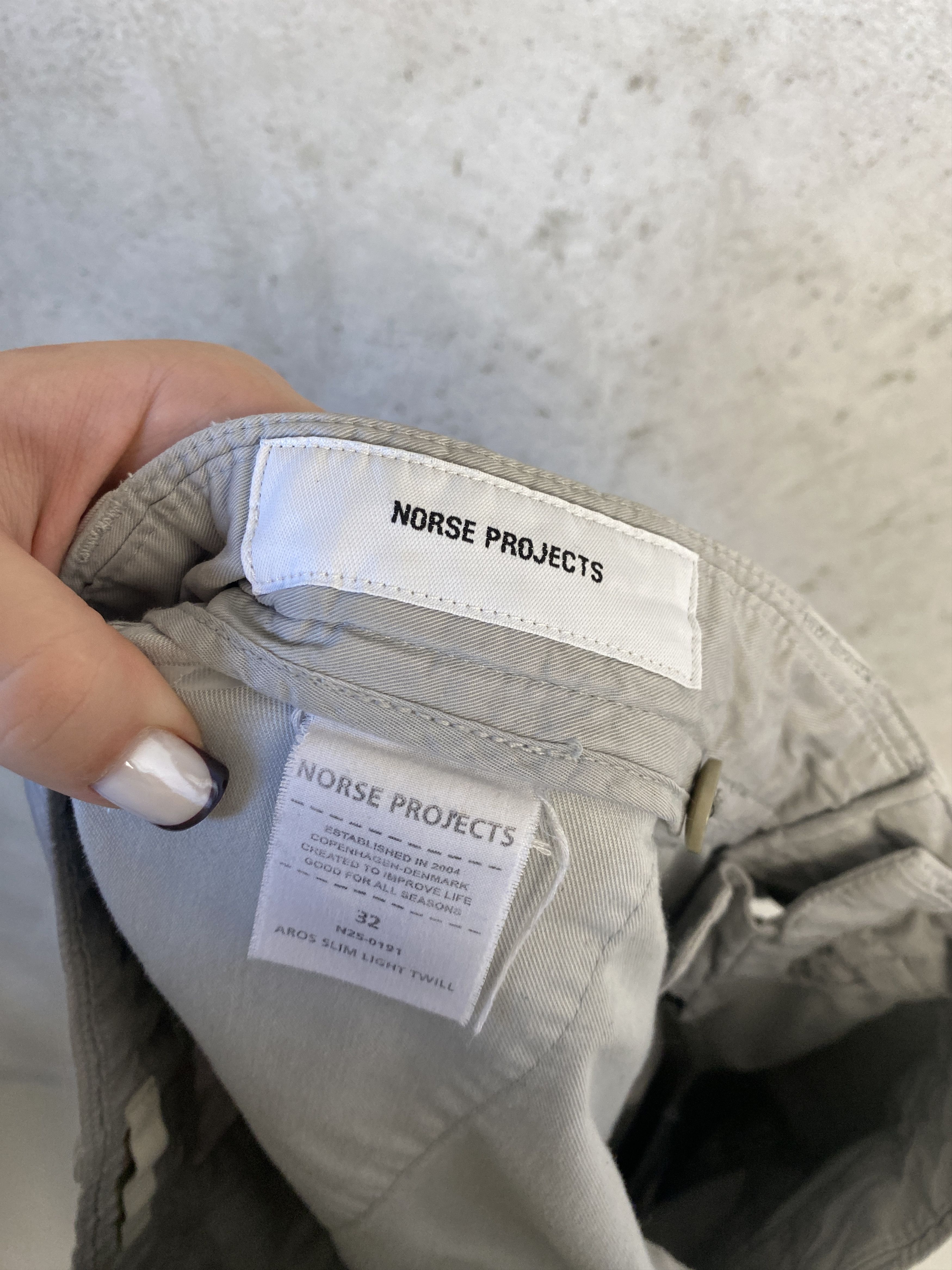 Norse Projects Norse Projects Aros Slim Light Twill casual pants Size US 32 / EU 48 - 6 Thumbnail
