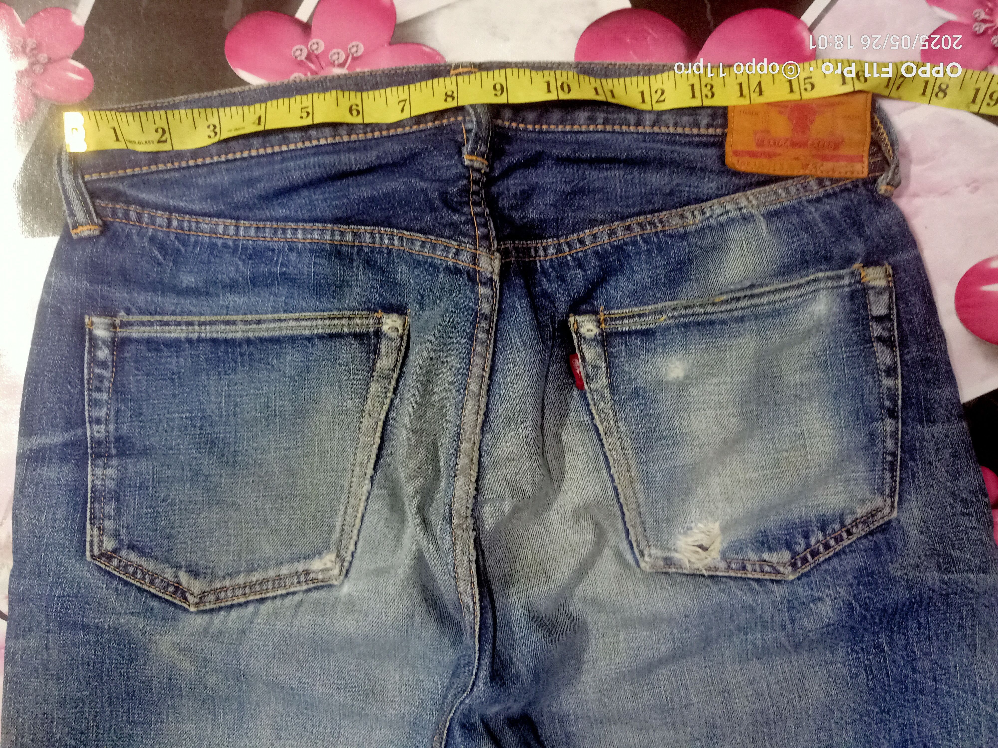 Japanese Brand × Warehouse Wherehouse Vintage Denim Distressdenim Selvedge Size US 33 - 16 Thumbnail