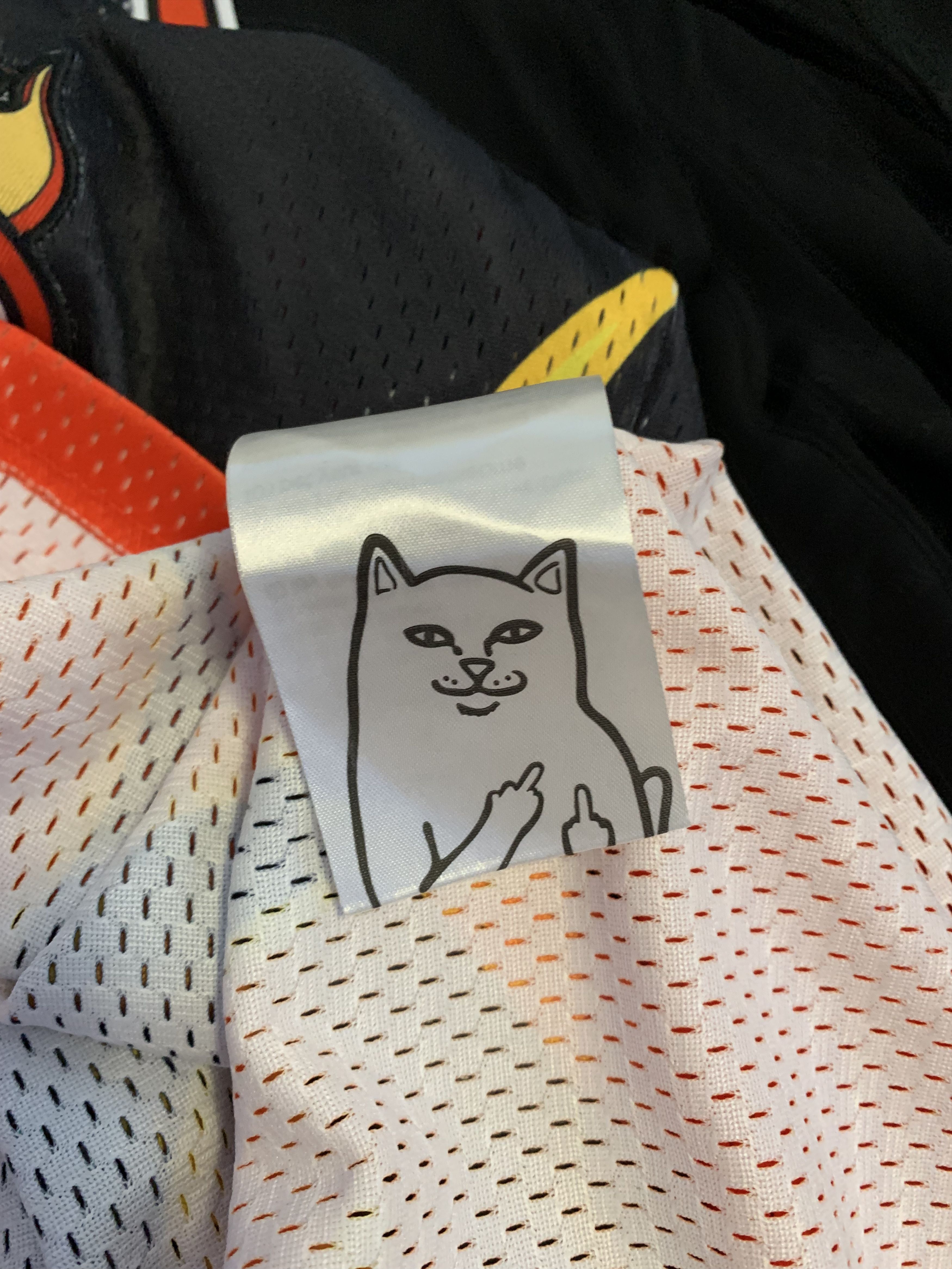 RIPNDIP RIPNDIP Flames Jersey ⊛ BLACK/RED/ORANGE ⊛ Brand New Size US S / EU 44-46 / 1 - 6 Thumbnail
