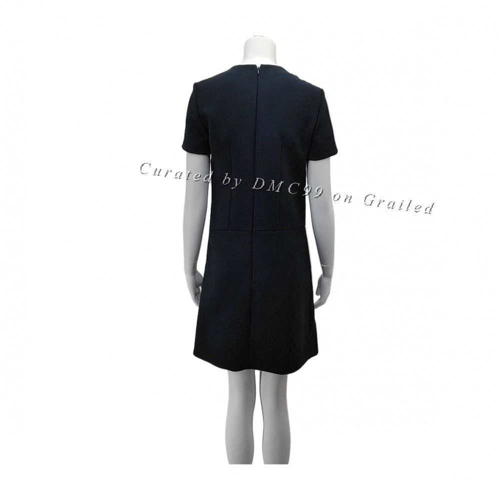 Balenciaga Balenciaga Navy Blue Short-Sleeve Dress Size XS / US 0-2 / IT 36-38 - 2 Thumbnail
