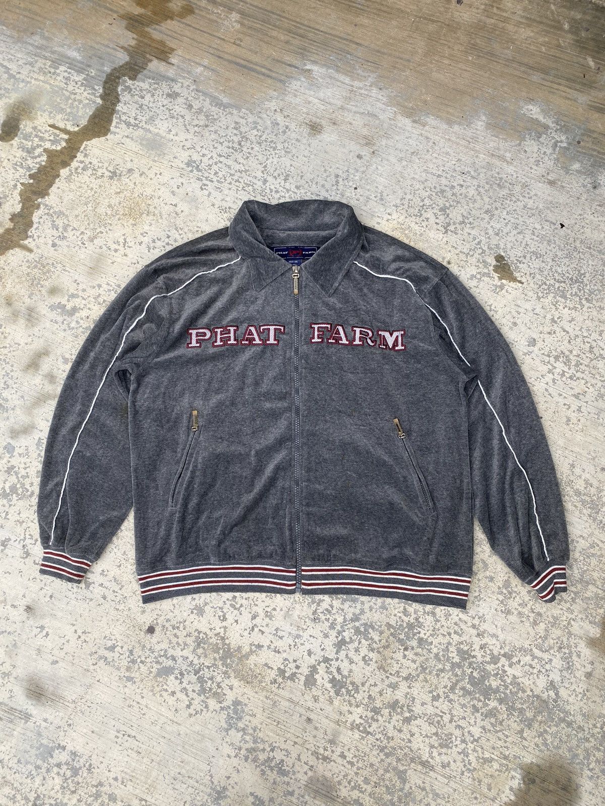 Phat Farm AW Phat Farm woven spellout zip up jacket Size US XXL / EU 58 / 5 - 1 Thumbnail