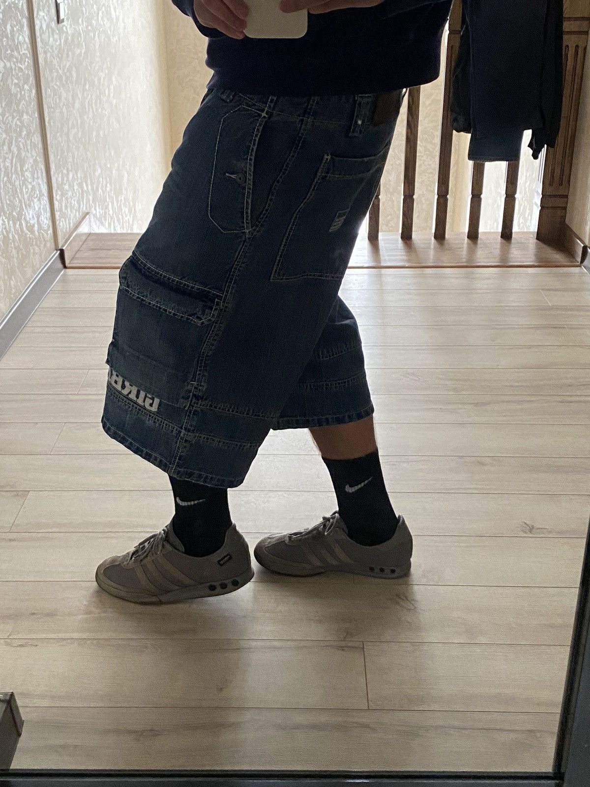 Marithe + Francois Girbaud Vintage Crazy Denim Marithe Francois Girbaud Baggy Shorts Size US 38 / EU 54 - 15 Thumbnail