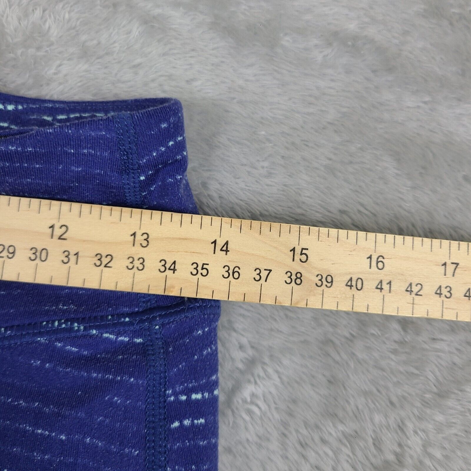 Nike Nike Running Dri-Fit Leggings Women's Size S Indigo and Teal Size 29" - 5 Thumbnail