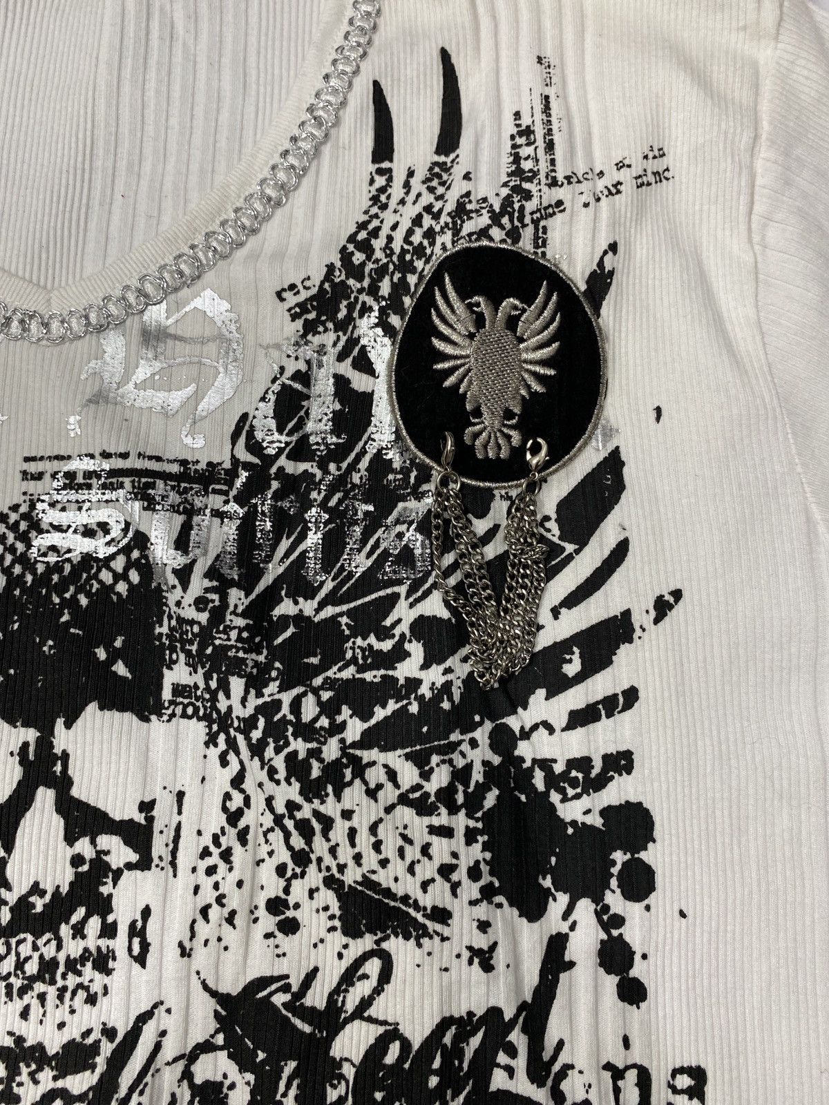 Japanese Brand Batsu Studio Poem Skull Gothic Punk Tshirt Size US L / EU 52-54 / 3 - 5 Thumbnail