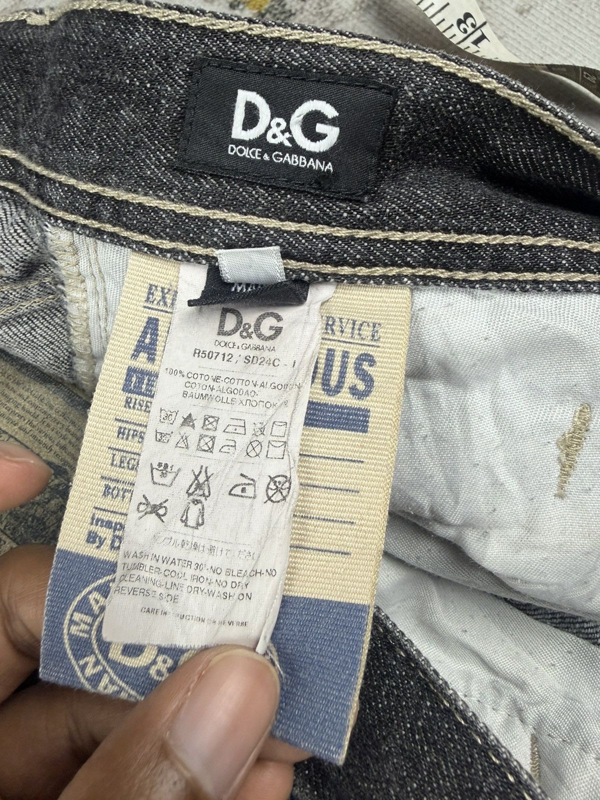 Dolce & Gabbana Vintage Dolce & Gabbana Audacious Jeans Size US 30 / EU 46 - 13 Thumbnail