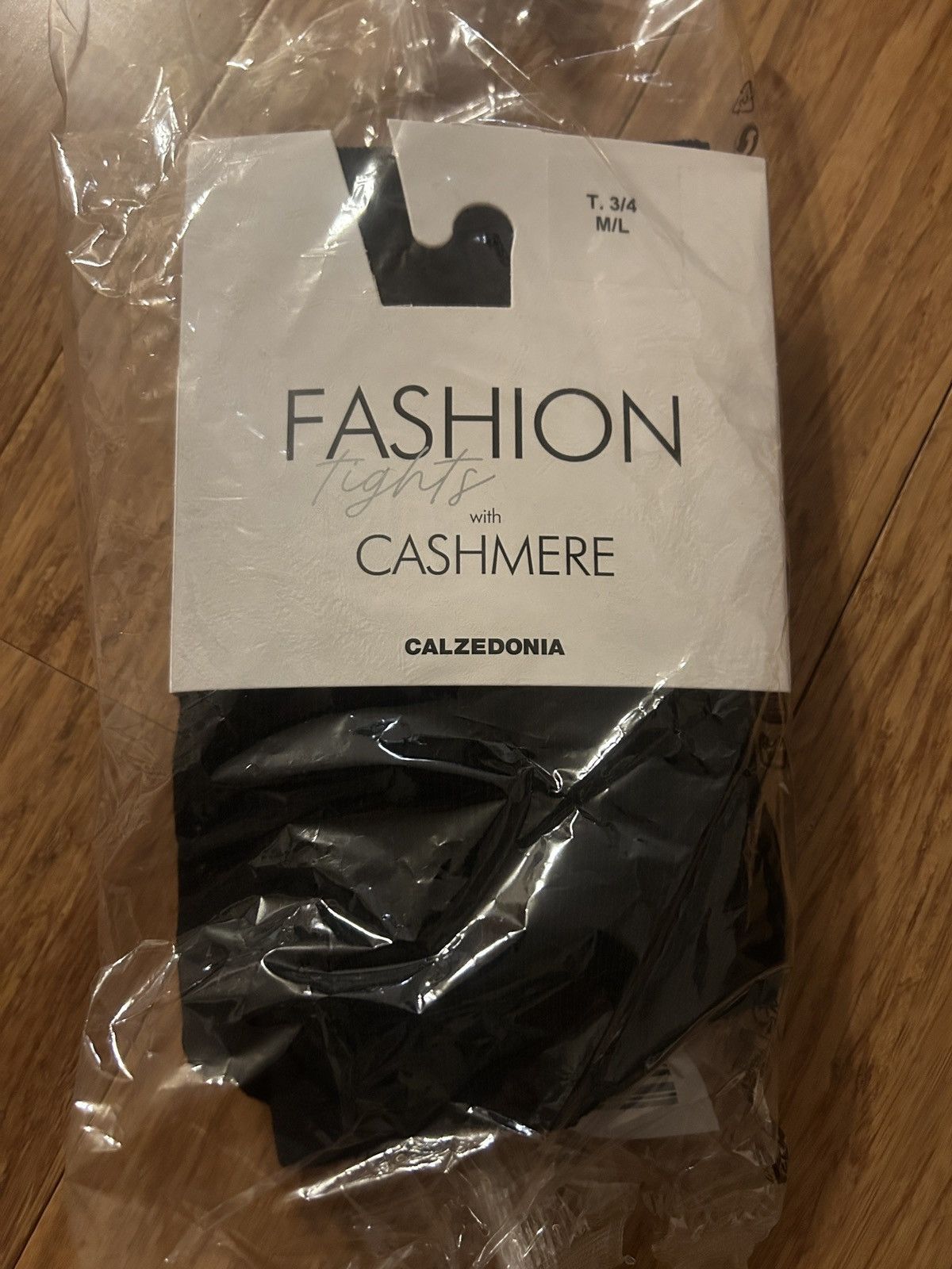 Calzedonia Calzedonia Diamond Tights with Cashmere Black M/L Black Size ONE SIZE - 3 Thumbnail