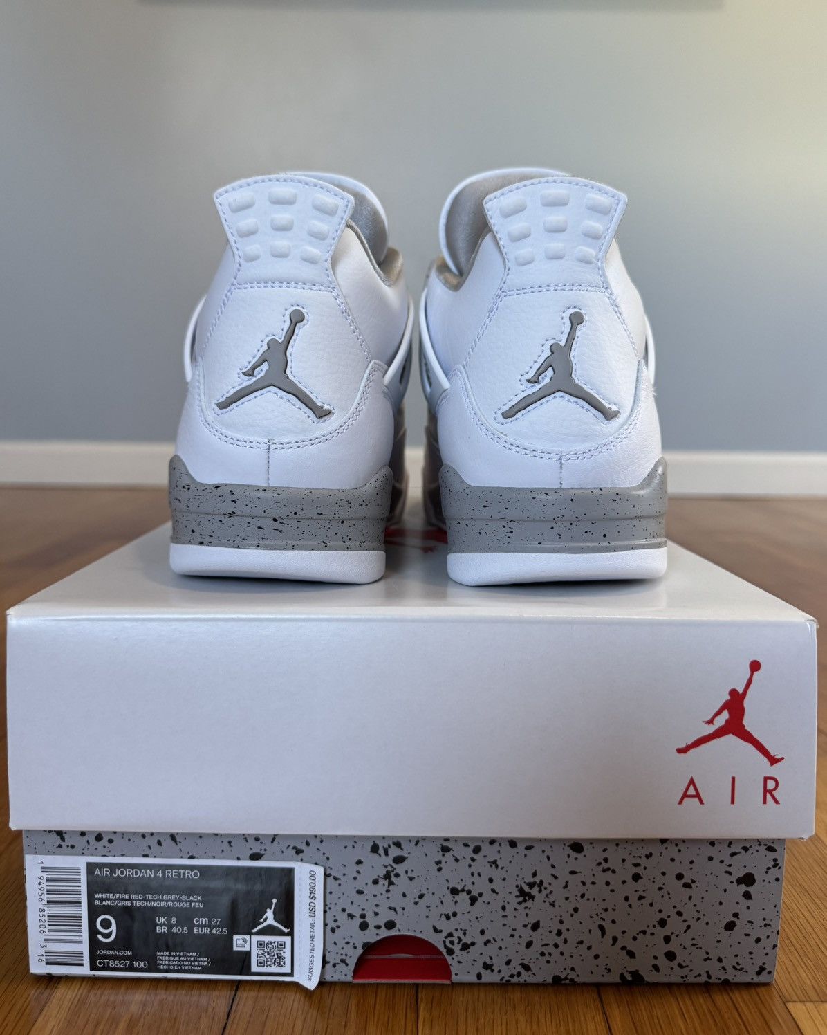 Jordan Brand Air Jordan 4 Retro White Oreo 2021 Size US 9 / EU 42 - 4 Thumbnail