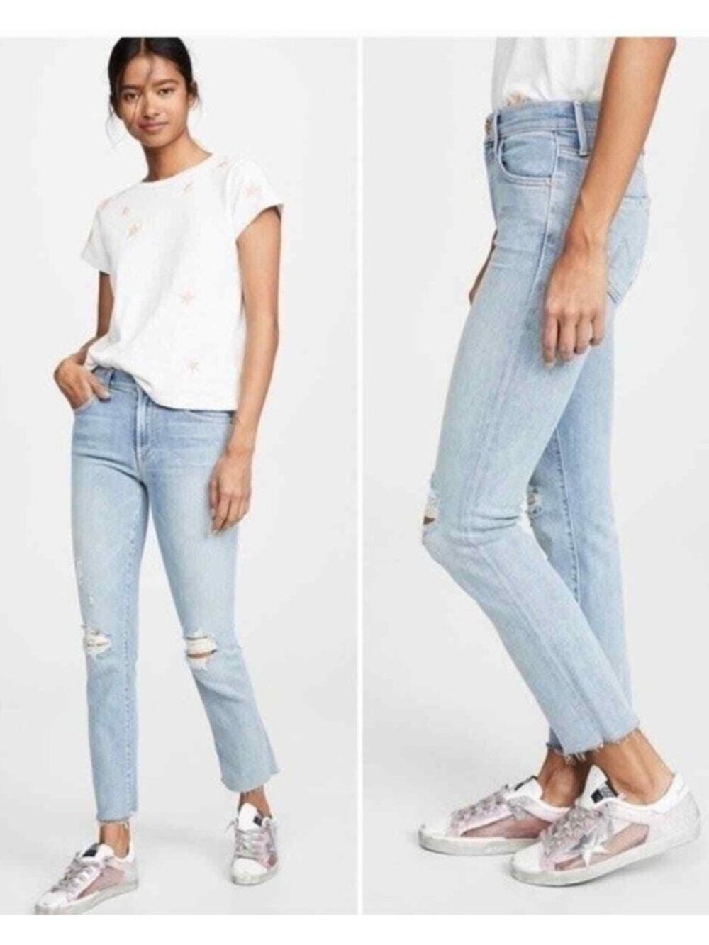 MOTHER MOTHER‎ The Rascal Ankle Snippet Mid Rise Straight Leg Jeans Size 30" / US 8 / IT 44 - 15 Thumbnail