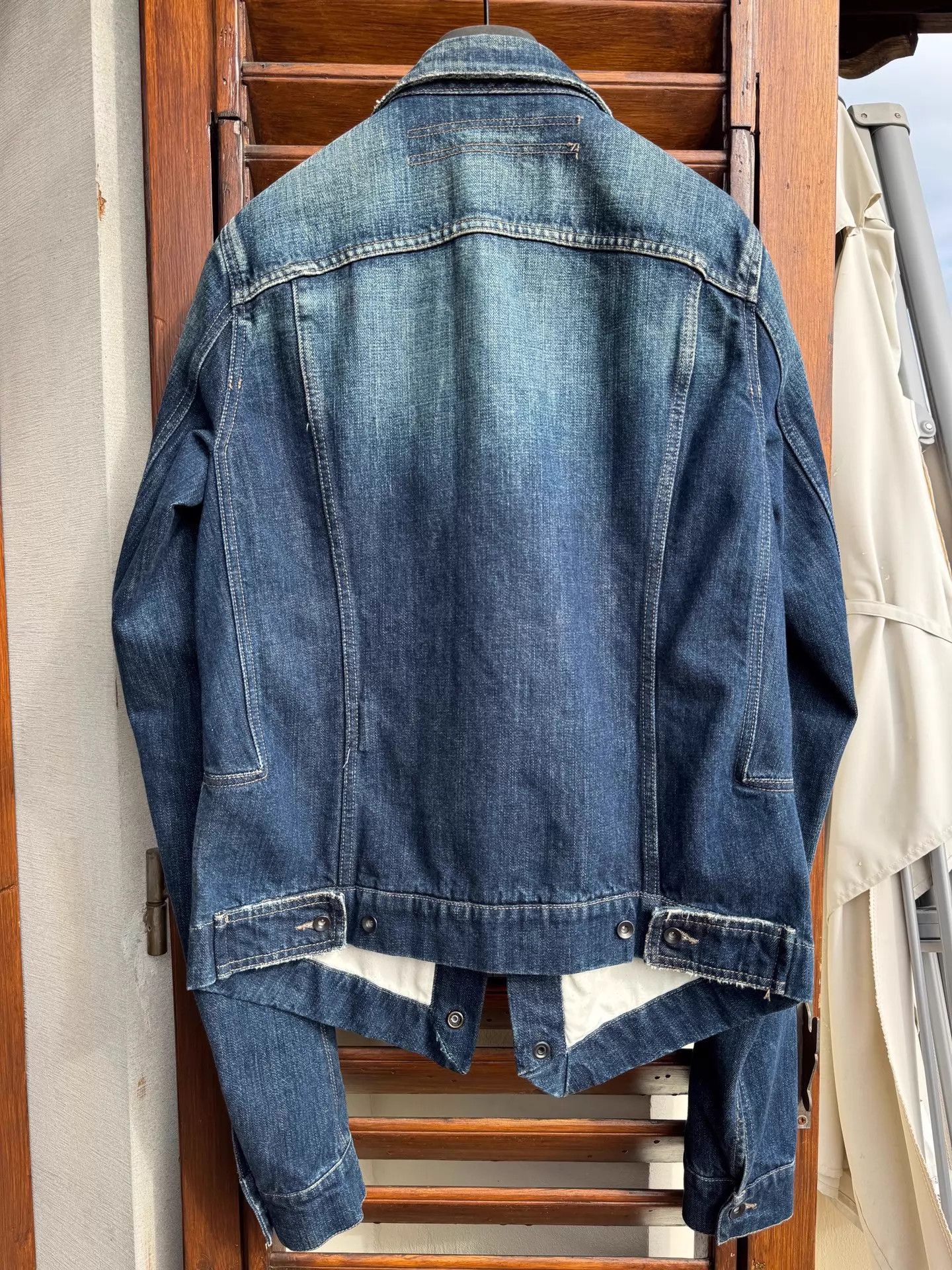 Rick Owens Rick Owens 06ss OLMAR MIRTA trucker denim jacket Size US M / EU 48-50 / 2 - 2 Thumbnail