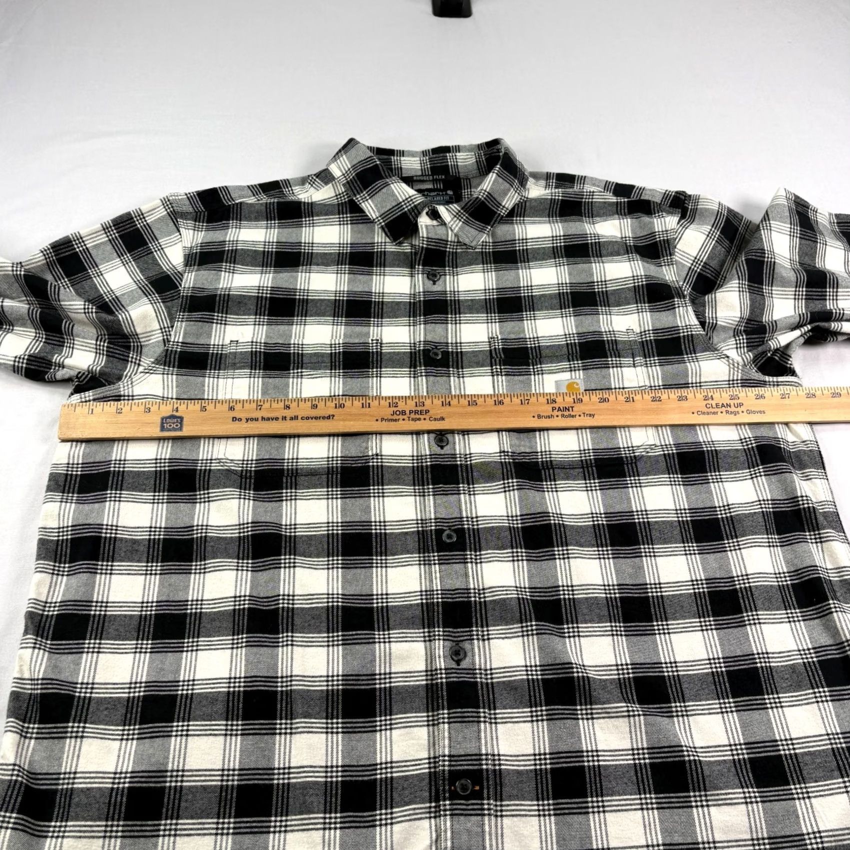 Carhartt Carhartt Shirt Men 2XL Black Plaid Midweight Rugged Flex Workwear Casual Button-Up Jacket-Style Shirt Size US XXL / EU 58 / 5 - 4 Thumbnail