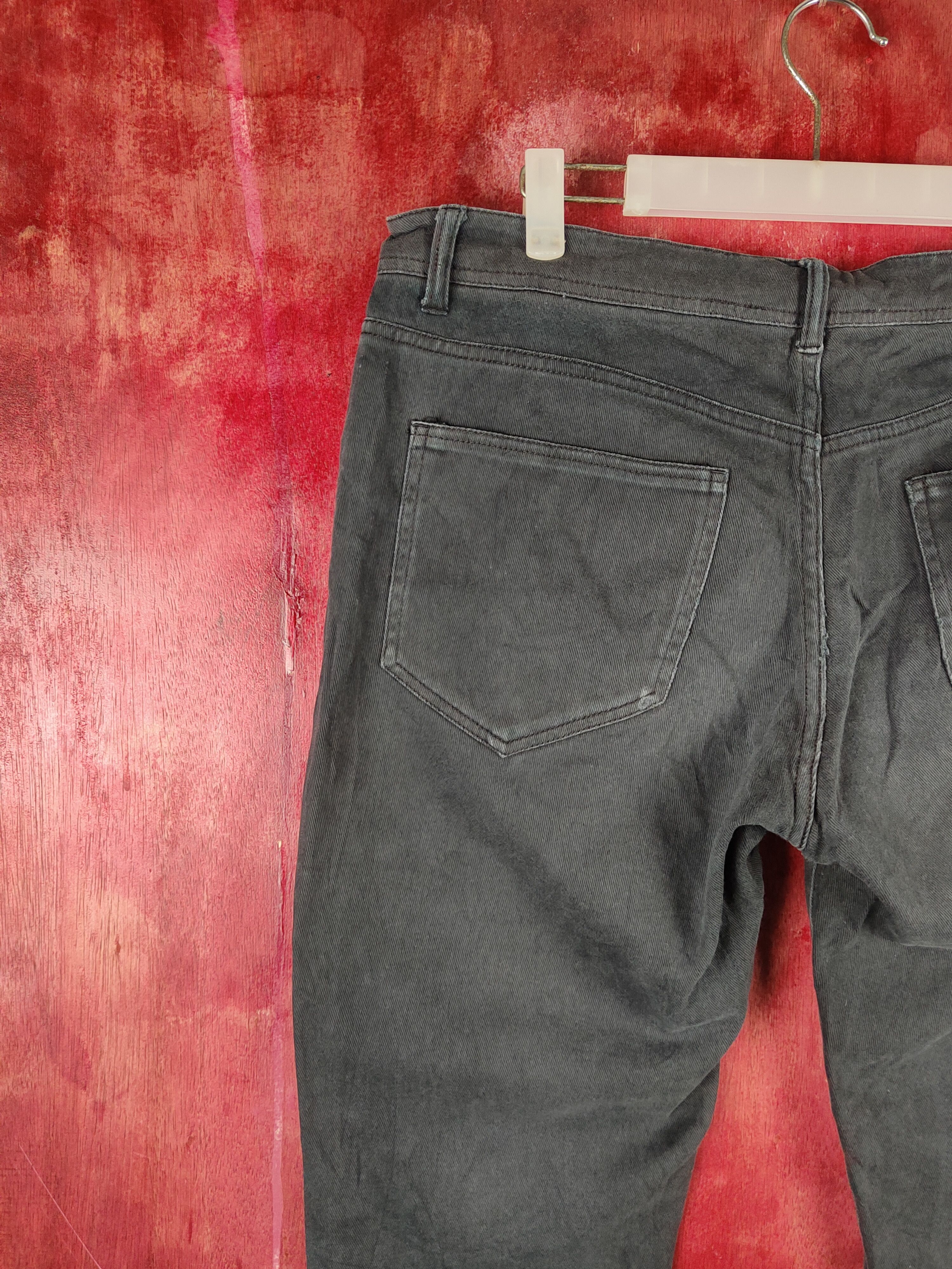Japanese Brand Nylaus Black Faded Distressed Ripped Jeans #S2314 Size US 36 / EU 52 - 8 Thumbnail