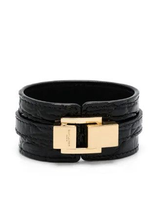 Saint Laurent Paris o1b1hav110425 764759 Size: M / Le Carre Bracelet Leather Size ONE SIZE - 1 Preview