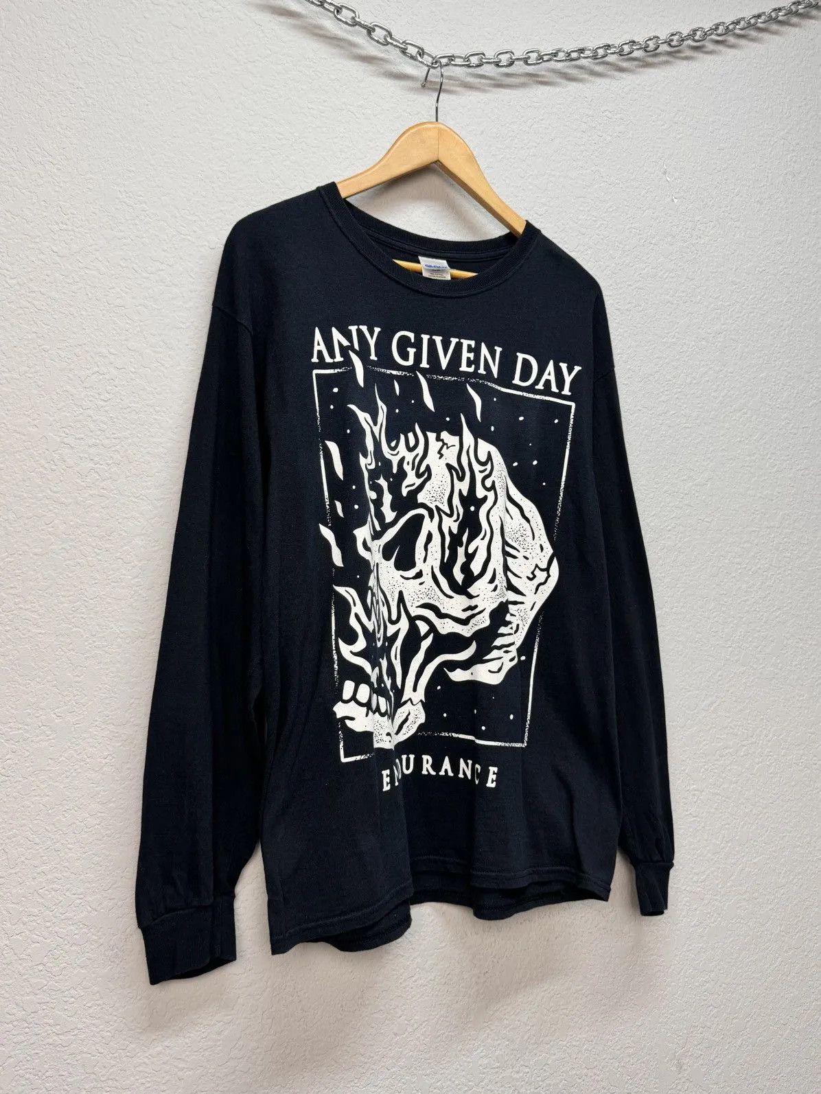 Band Tees Vintage Any given Day Endurance long sleeve rock tee Germany Size US L / EU 52-54 / 3 - 4 Thumbnail