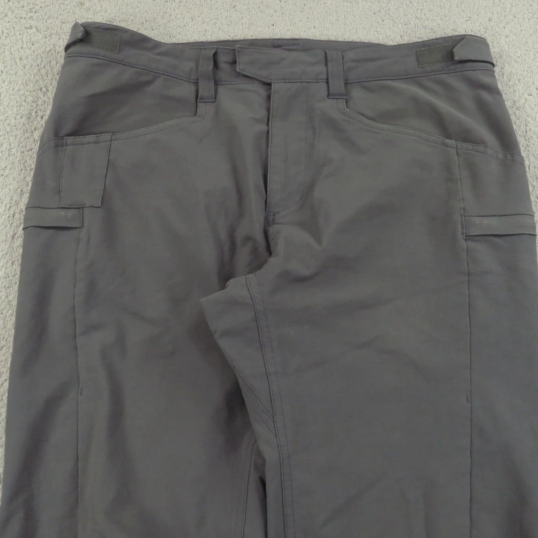 Ten Thousand Ten Thousand Pants Mens 34x30 Chino Straight Slim Fit Charcoal Grey Size US 34 / EU 50 - 5 Thumbnail