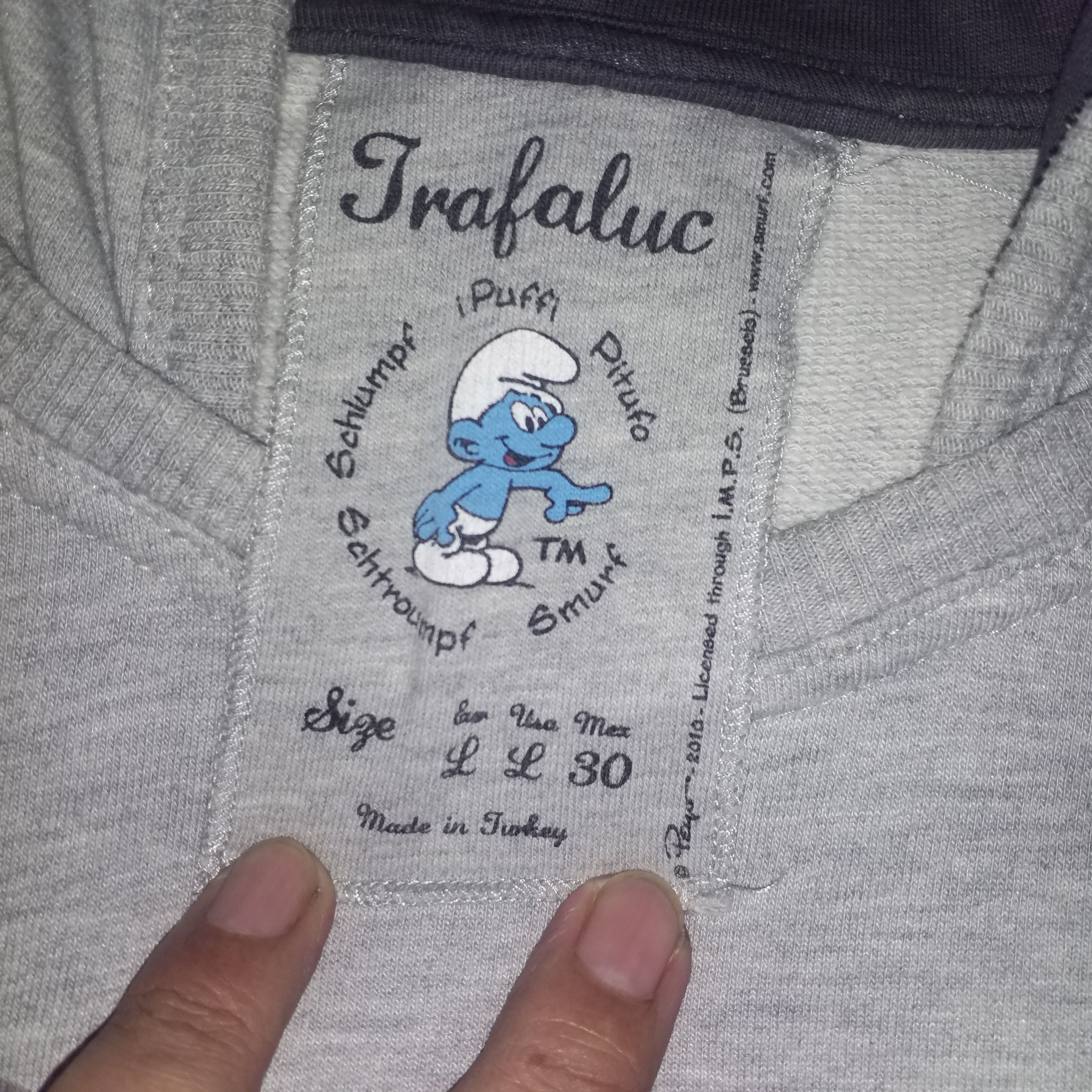Cartoon Network × Vintage SMURF IN LOVING CARE UR PARTNER 😘😘😘 Size L / US 10 / IT 46 - 3 Thumbnail