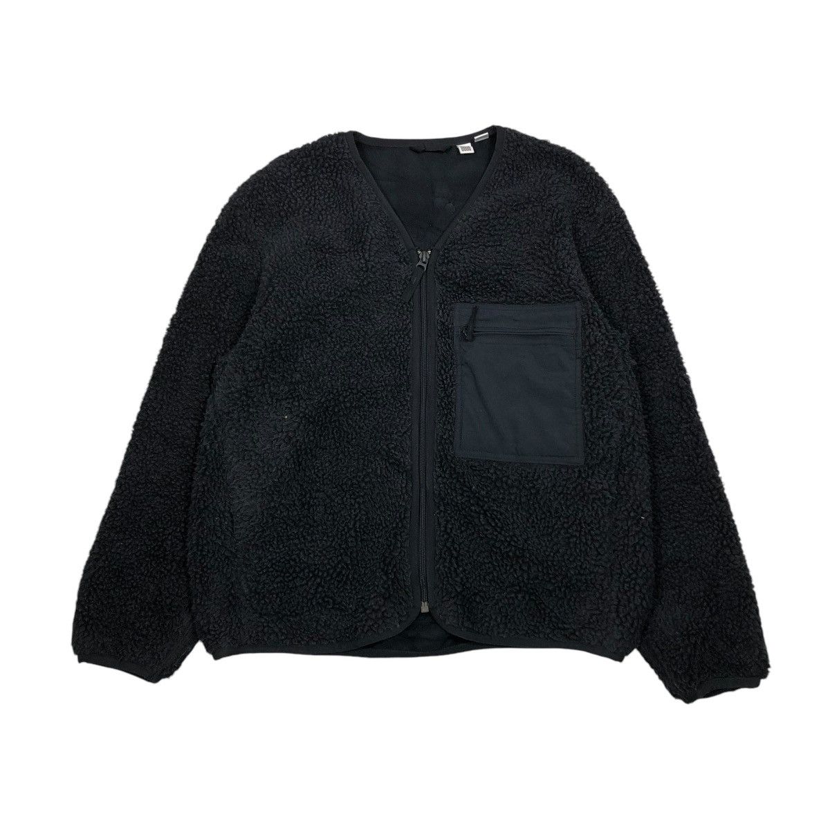 Japanese Brand 🔥FLEECE SHERPA DIP PILE JACKET ZIPPER UNIQLO UNDERCOVER Size US S / EU 44-46 / 1 - 1 Thumbnail