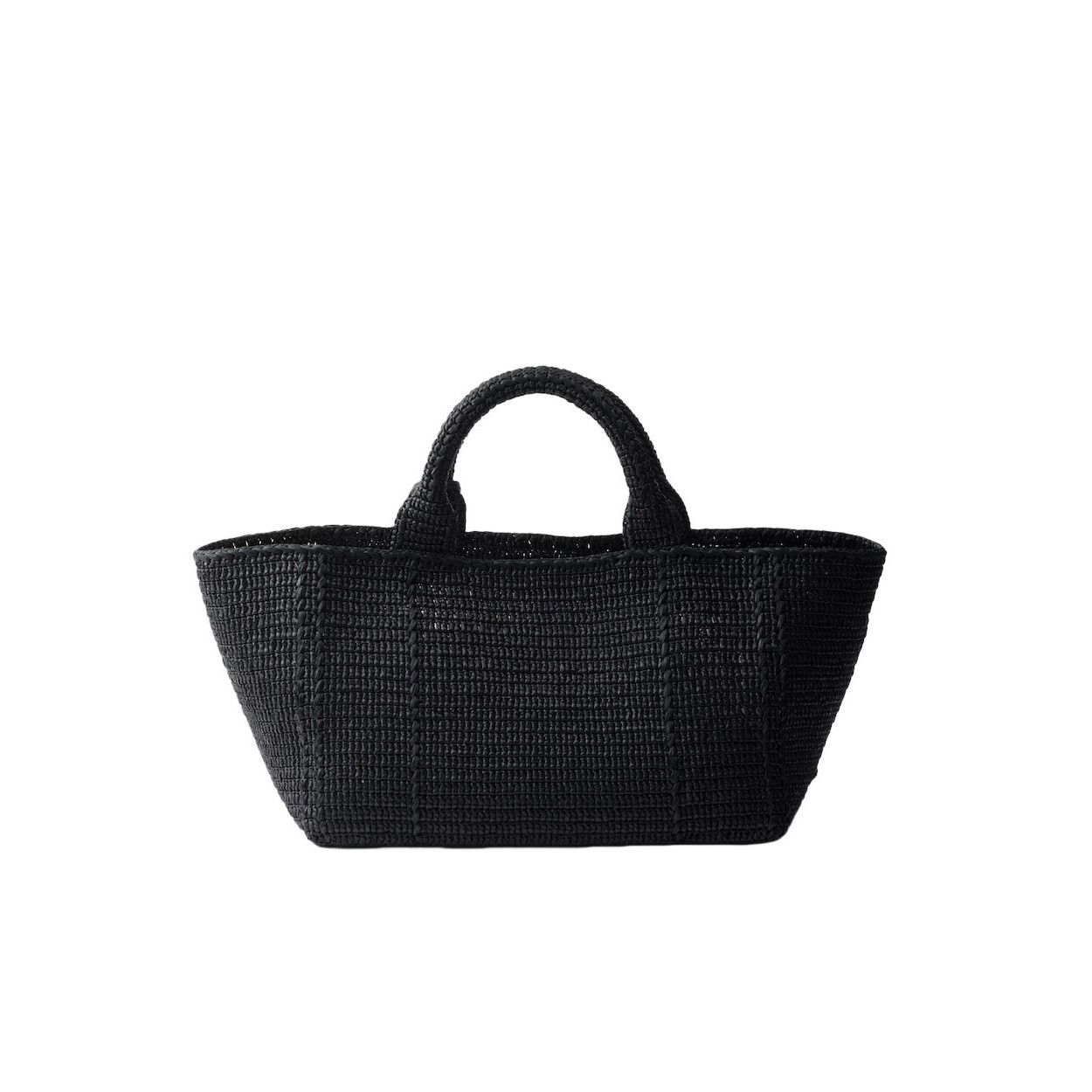 Prada PRADA $2950 Black Large Crochet Tote Bag New & Authentic Size ONE SIZE - 1 Thumbnail