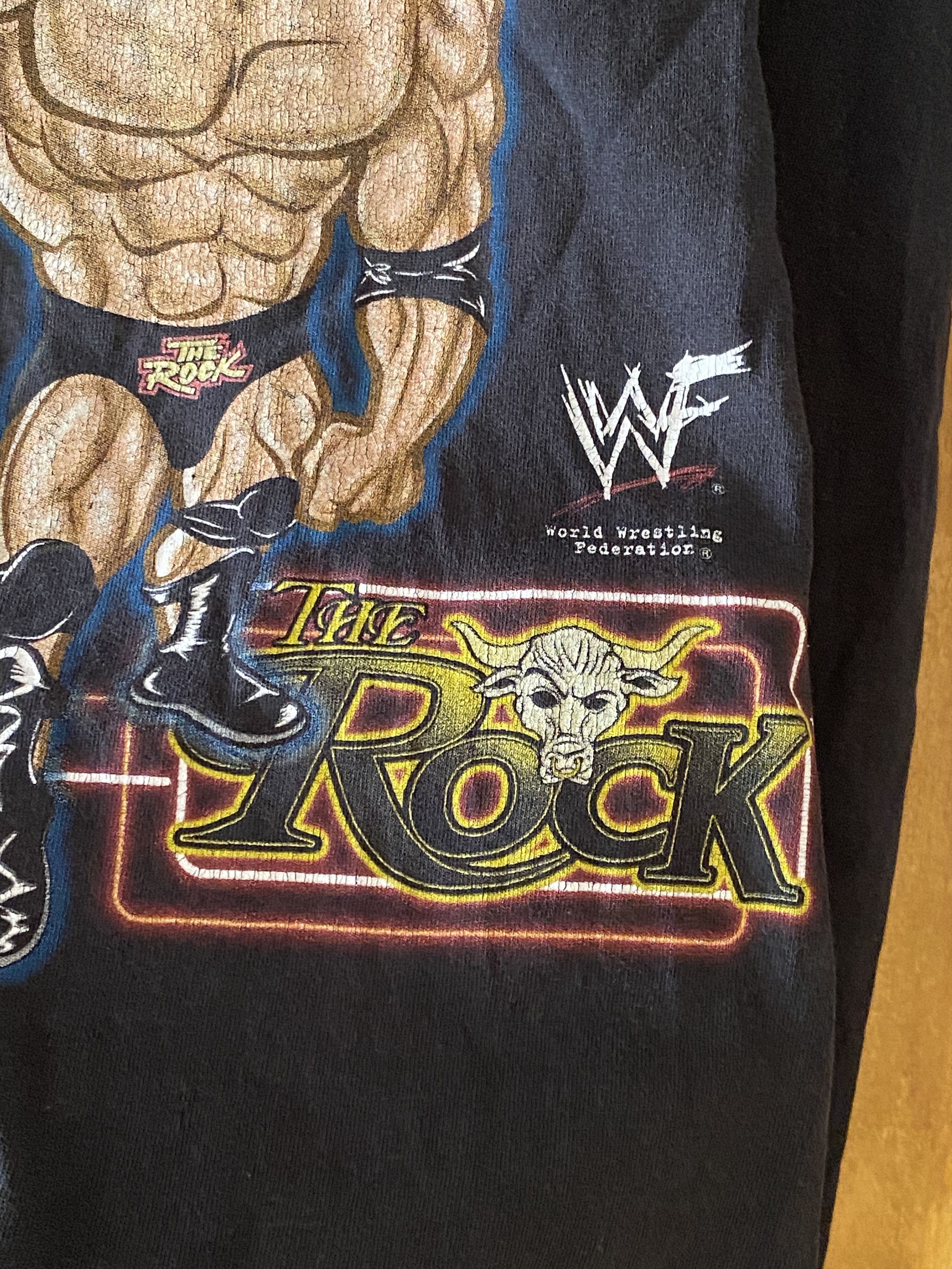 Other Rare 00's. WWF The Rock " Just Bring It " Tee Size US XL / EU 56 / 4 - 5 Thumbnail