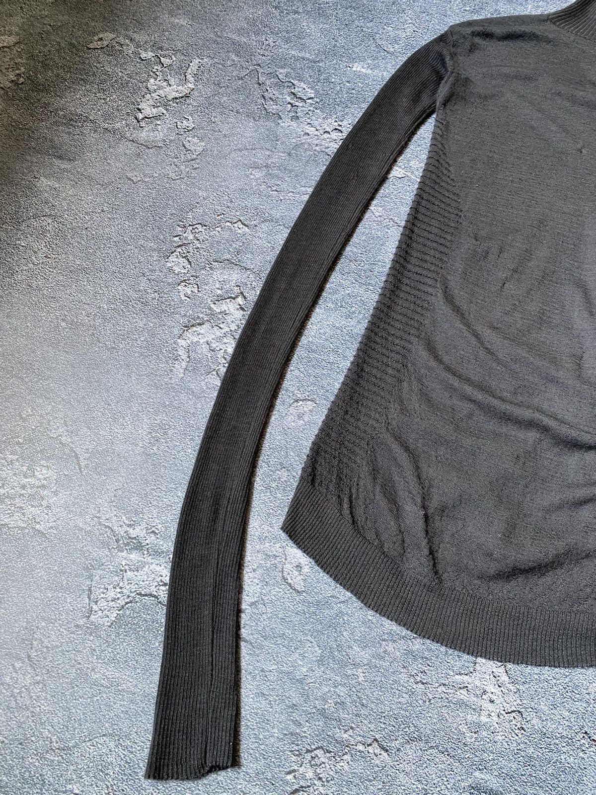 Rick Owens Rick Owens Gleam A/W 10 Cashmere Ribbed Long Sleeve Dress Size S / US 4 / IT 40 - 6 Thumbnail