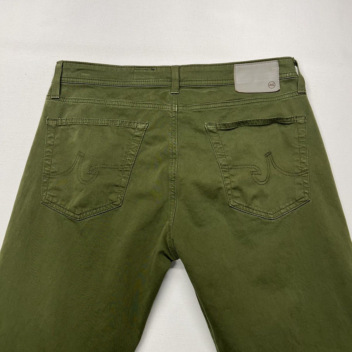 AG Adriano Goldschmied AG Adriano Goldschmied Pants Green The Graduate Tailored Leg Size US 33 - 13 Thumbnail