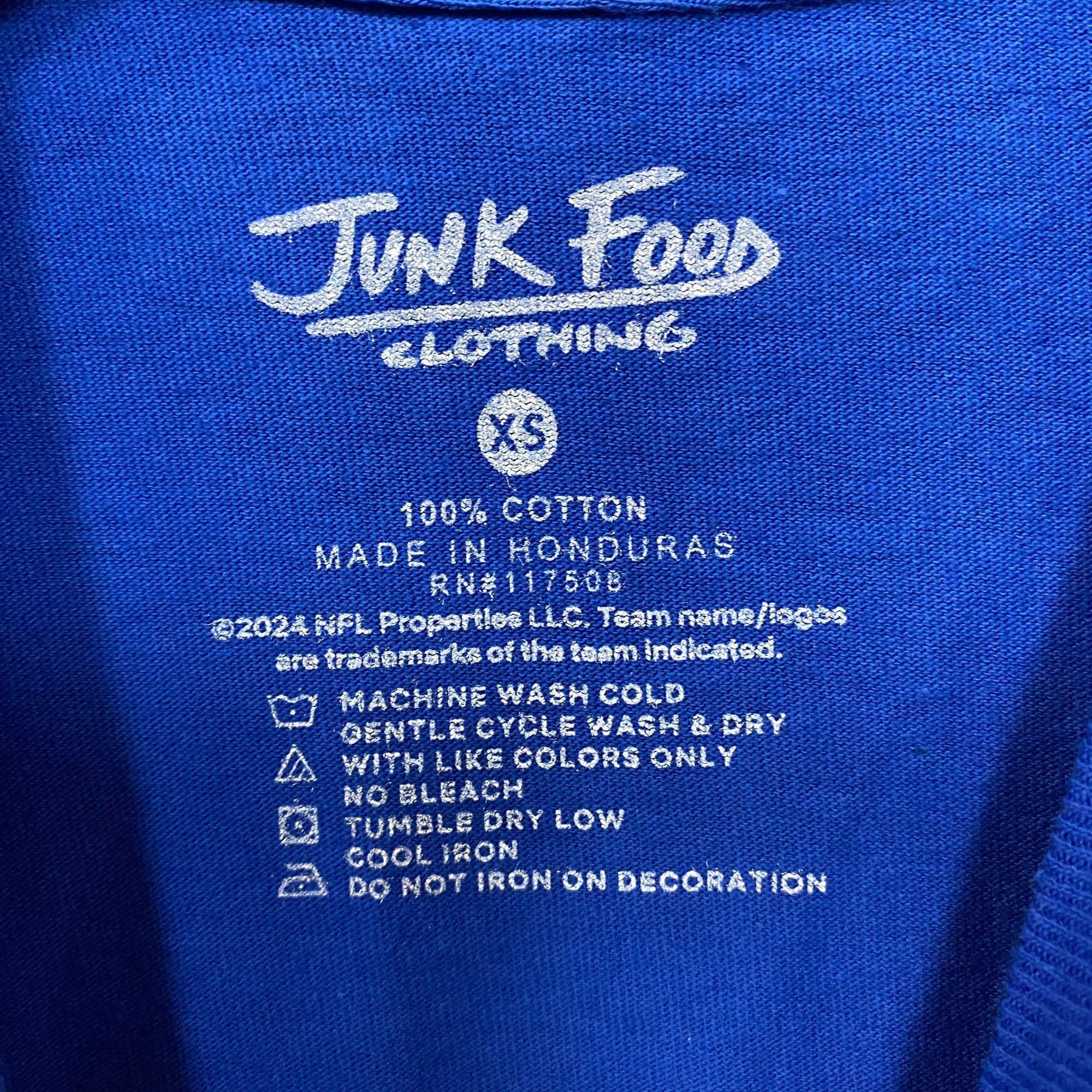 Junk Food Junk Food NFL Buffalo Bills Blue Logo T-Shirt XS Size US XS / EU 42 / 0 - 4 Thumbnail