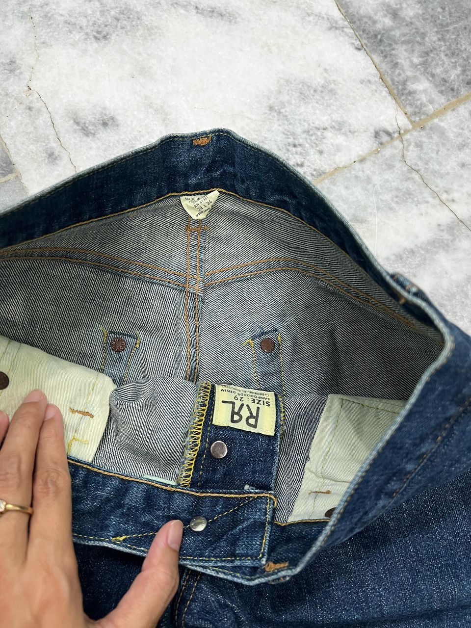 Polo Ralph Lauren × RRL Ralph Lauren POLO RALPH LAUREN RRL DENIM JEANS Size US 29 - 11 Thumbnail