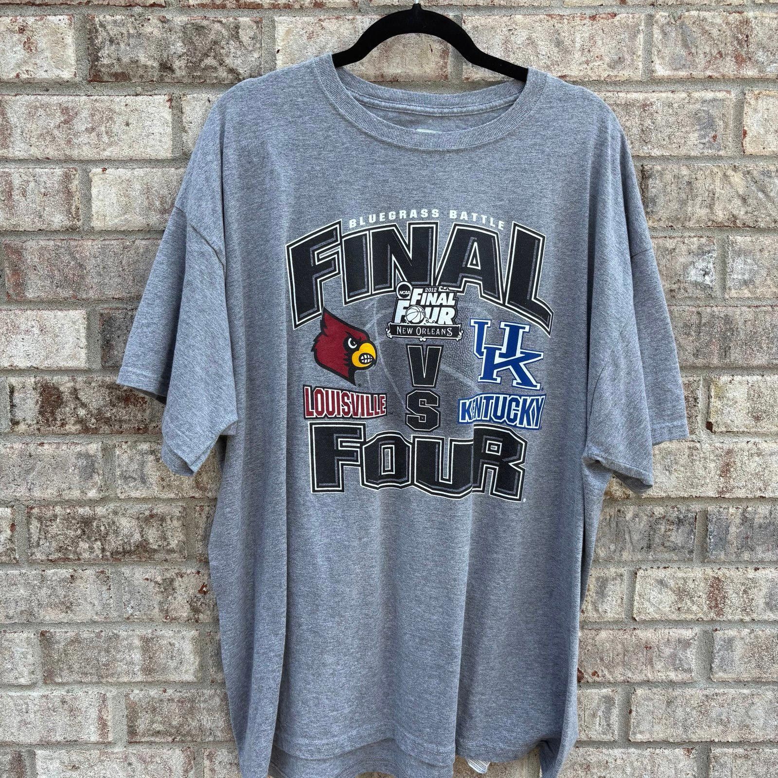 Russell Athletic 2012 Louisville vs Kentucky basketball T-shirt Size US XL / EU 56 / 4 - 1 Thumbnail