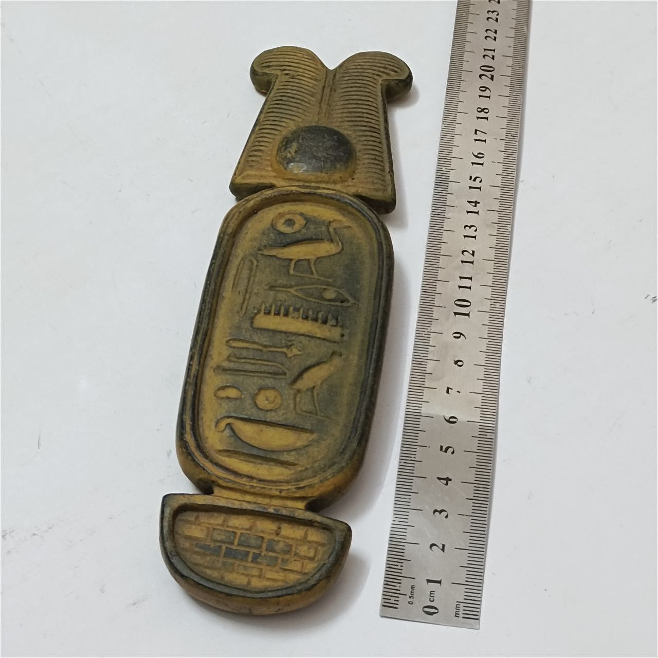 Other Egyptian cartouche plaque ancient-style decor. Size ONE SIZE - 3 Thumbnail
