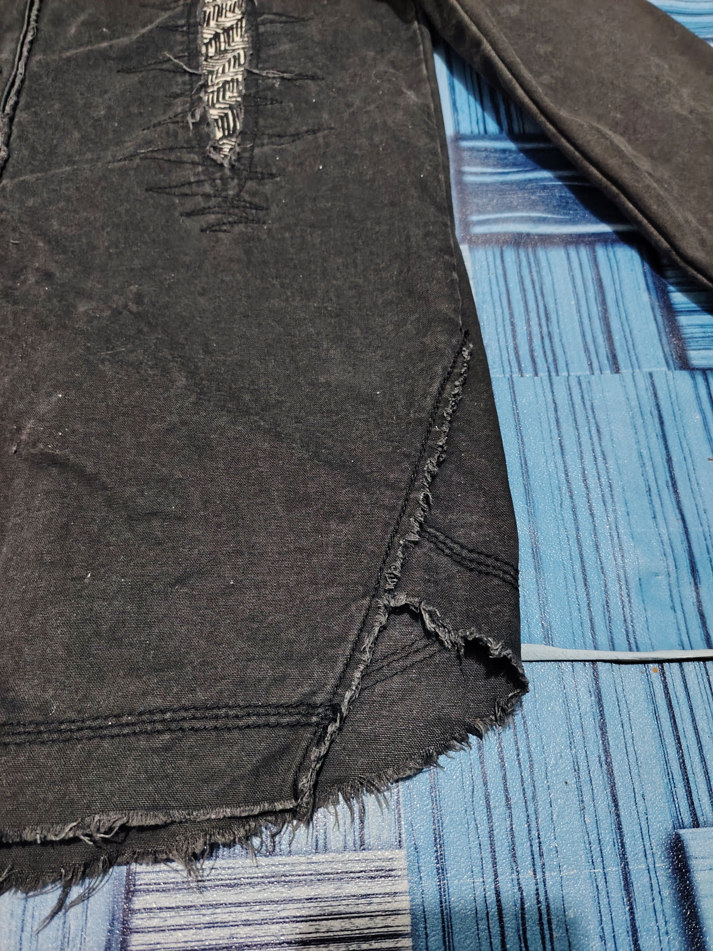 14th Addiction Distressed Japanese Tankus Shirt patchwork design Size US S / EU 44-46 / 1 - 7 Thumbnail