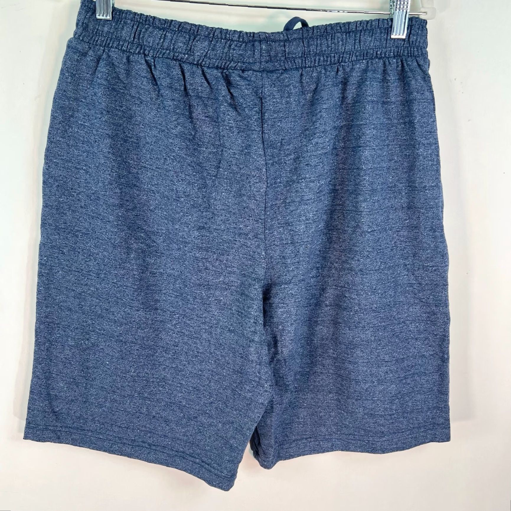 Starter Starter Men's Athletic Shorts Size L Blue Heather Cotton Blend Stretch Drawstring Pockets Size US 33 - 6 Thumbnail