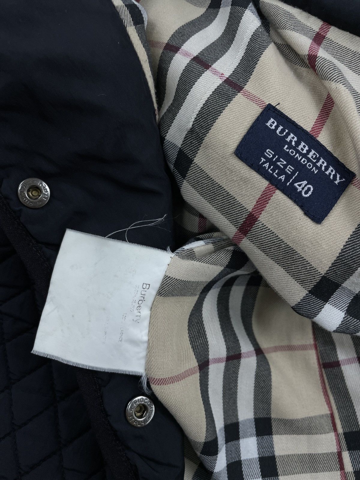 Burberry × Vintage BURBERRYS Nova Paid Quilted Snap-Buttons Coat Trench Jacket Size S / US 4 / IT 40 - 19 Thumbnail