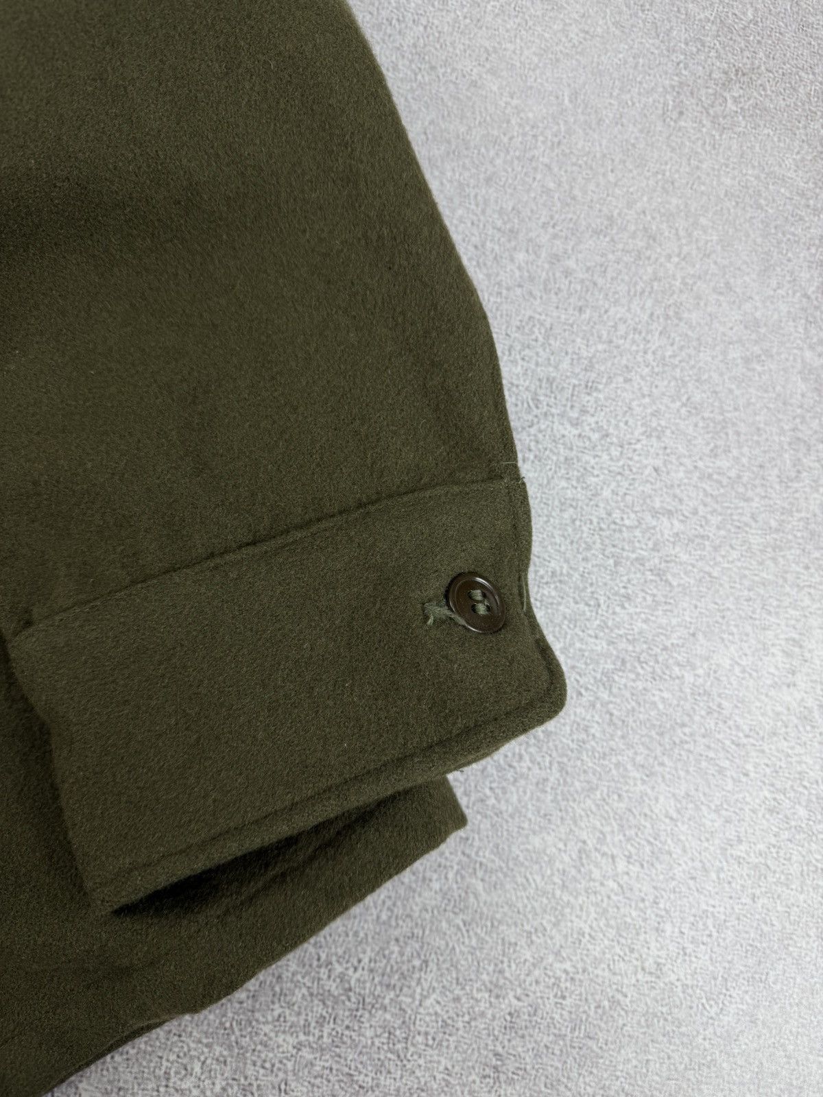 Vintage Vintage US Army OG-108 Olive Green Wool Field Jacket Shirt Size US M / EU 48-50 / 2 - 6 Thumbnail