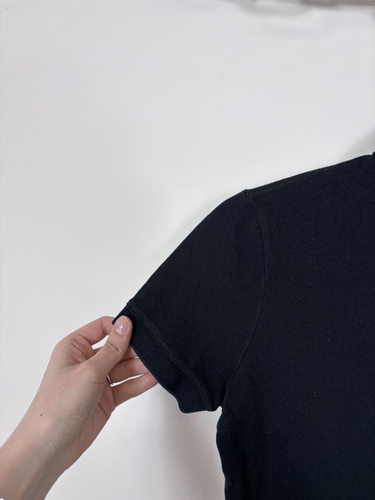 Dolce & Gabbana Dolce & Gabbana Women’s Black Short Sleeve Polo Shirt Size M / US 6-8 / IT 42-44 - 7 Thumbnail