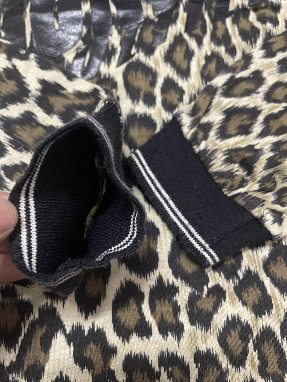 Jean Paul Gaultier Vintage 90's Leopard Print Croptop JEAN PAUL GAULTIER Size S / US 4 / IT 40 - 4 Thumbnail
