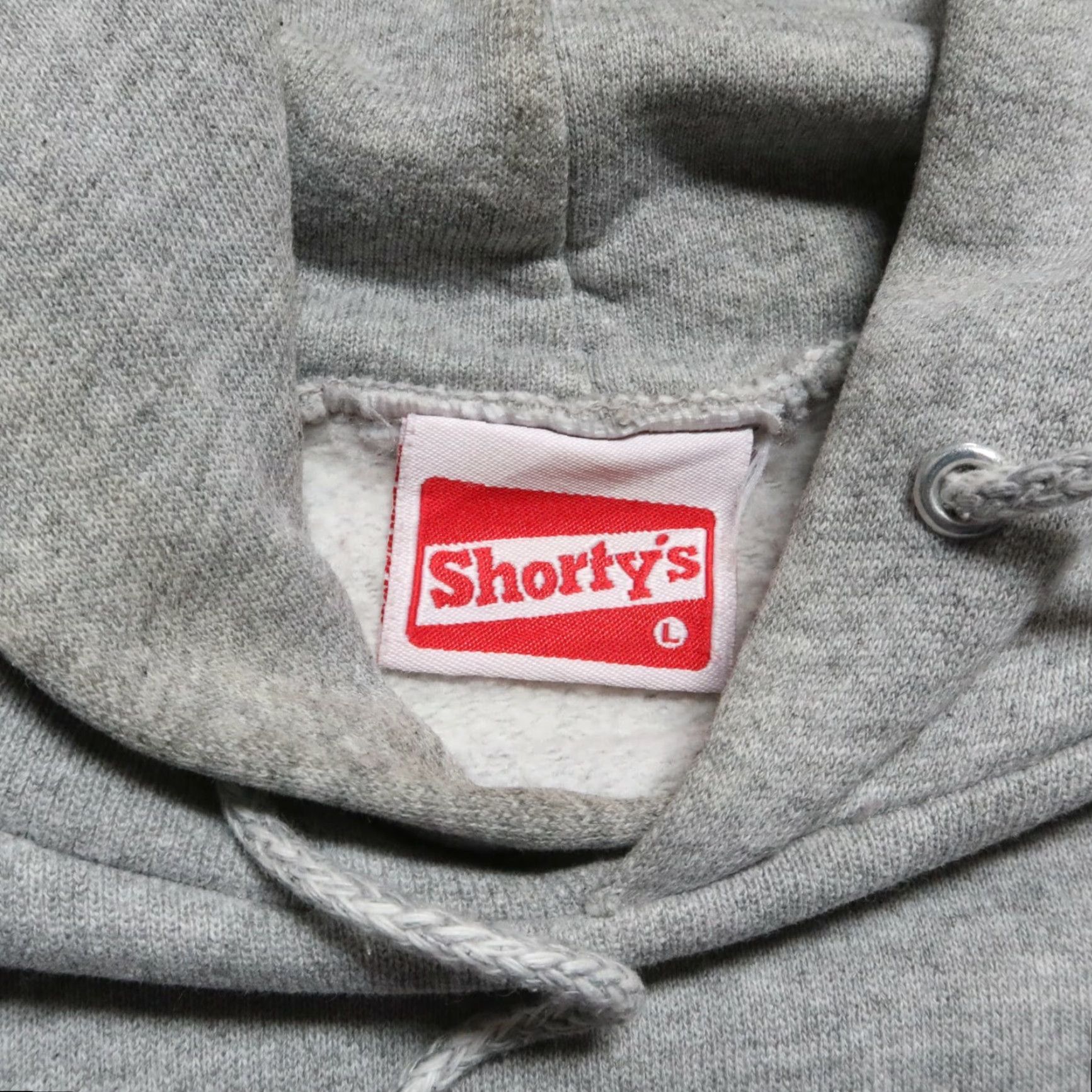 Vintage VINTAGE Shorty's Skateboards Logo Hoodie Sweatshirt Mens Size L Heather Grey Sweatshirt 90s Logo Hoodie Mens Long Sleeve Skateboards Hoodie Size US L / EU 52-54 / 3 - 5 Thumbnail