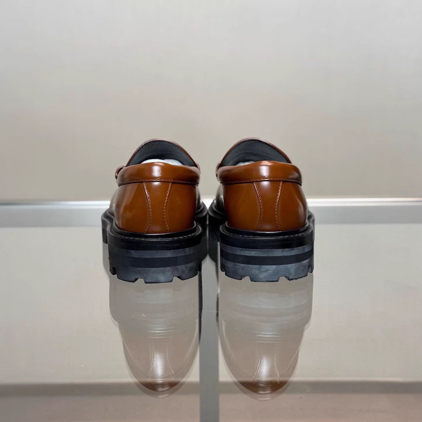 Celine Celine Triomphe Logo Caramel Loafer 36 99 Size US 5 / IT 35 - 4 Thumbnail