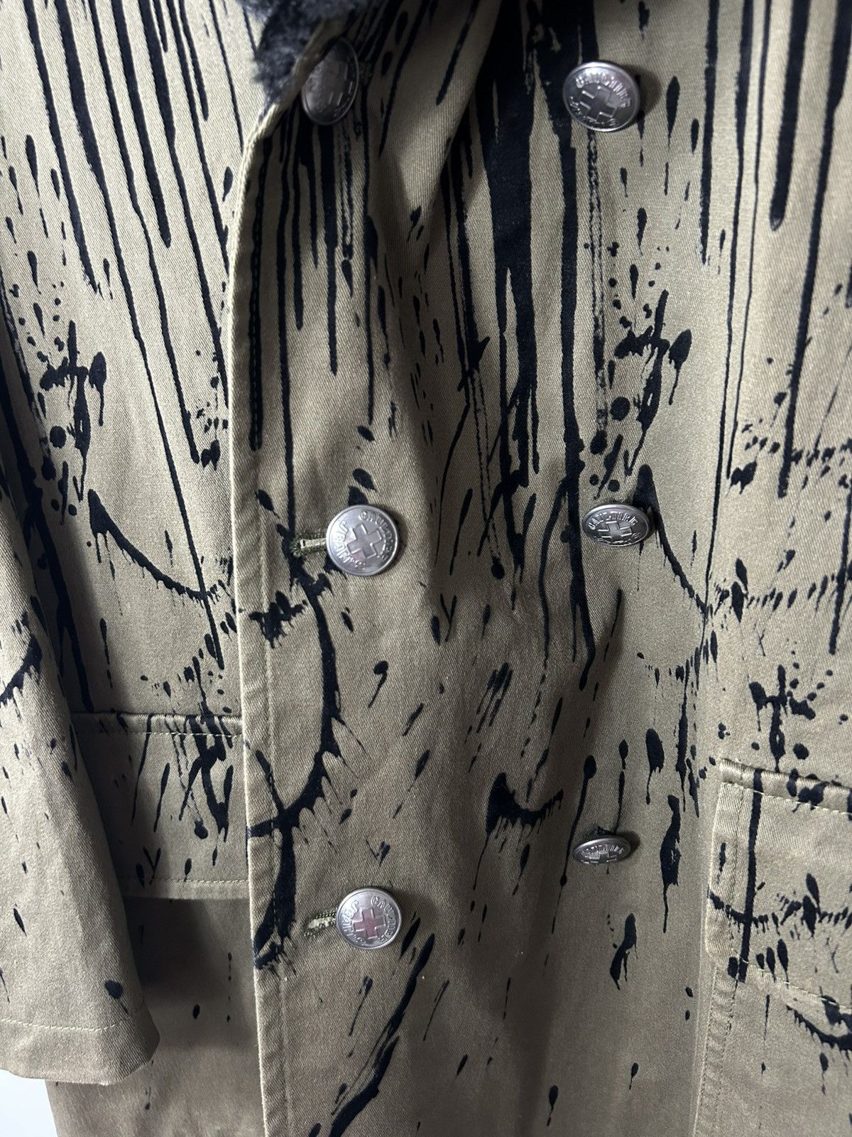 Jean Paul Gaultier Jean Paul Gaultier AW1998 Blood Drip Coat Size US M / EU 48-50 / 2 - 5 Thumbnail